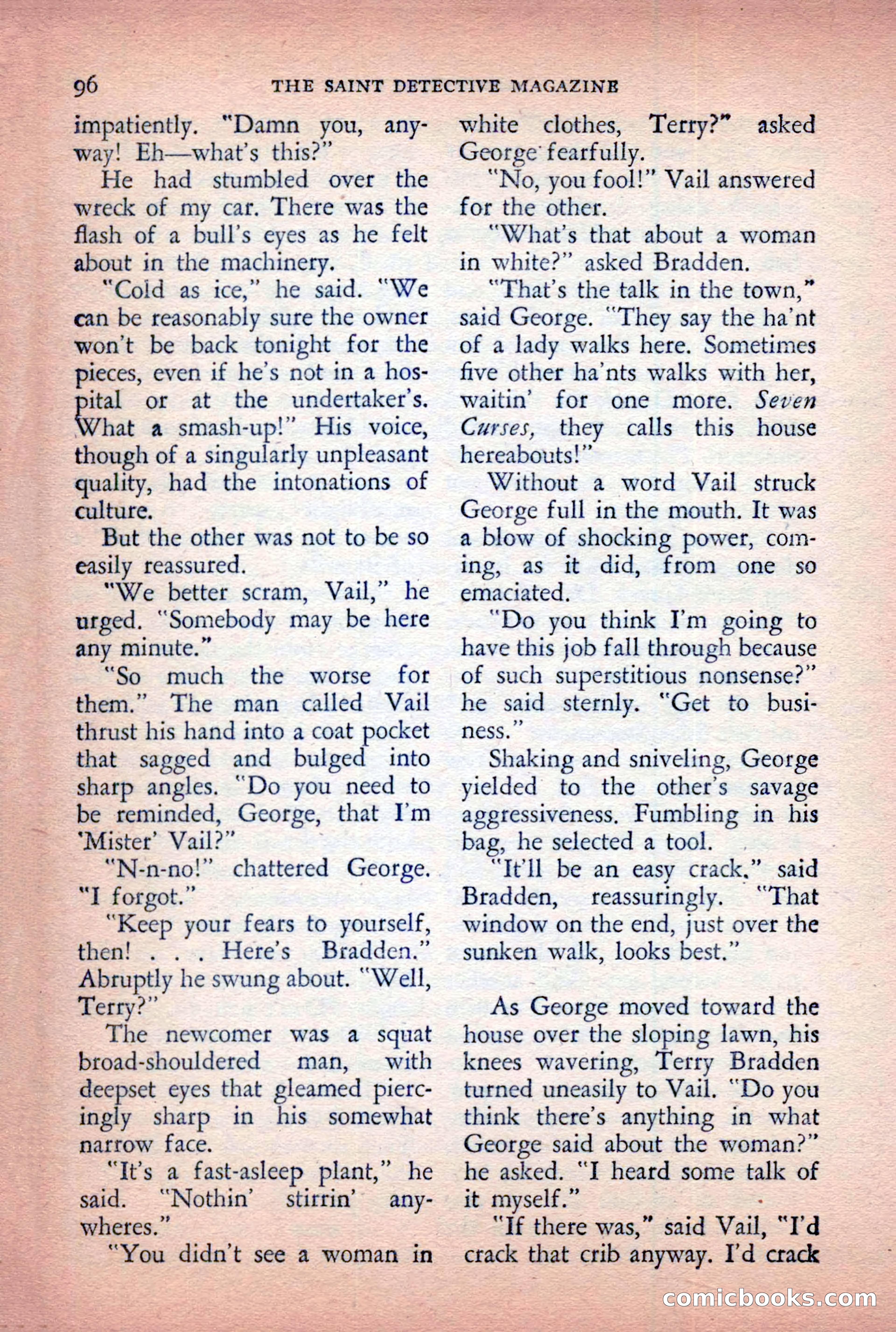 The Saint Detective Magazine, April 1955 — page 98 of 164