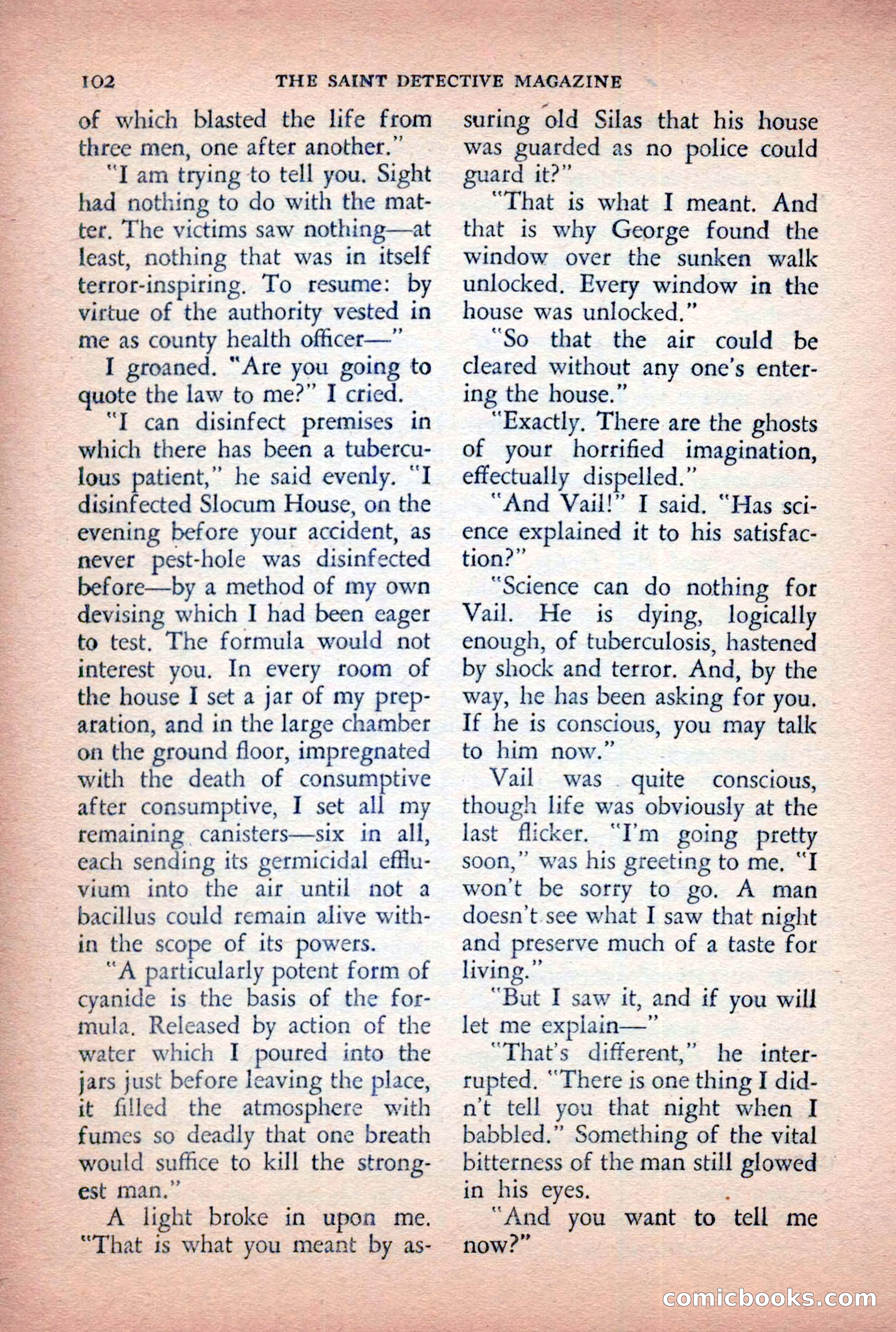 The Saint Detective Magazine, April 1955 — page 104 of 164