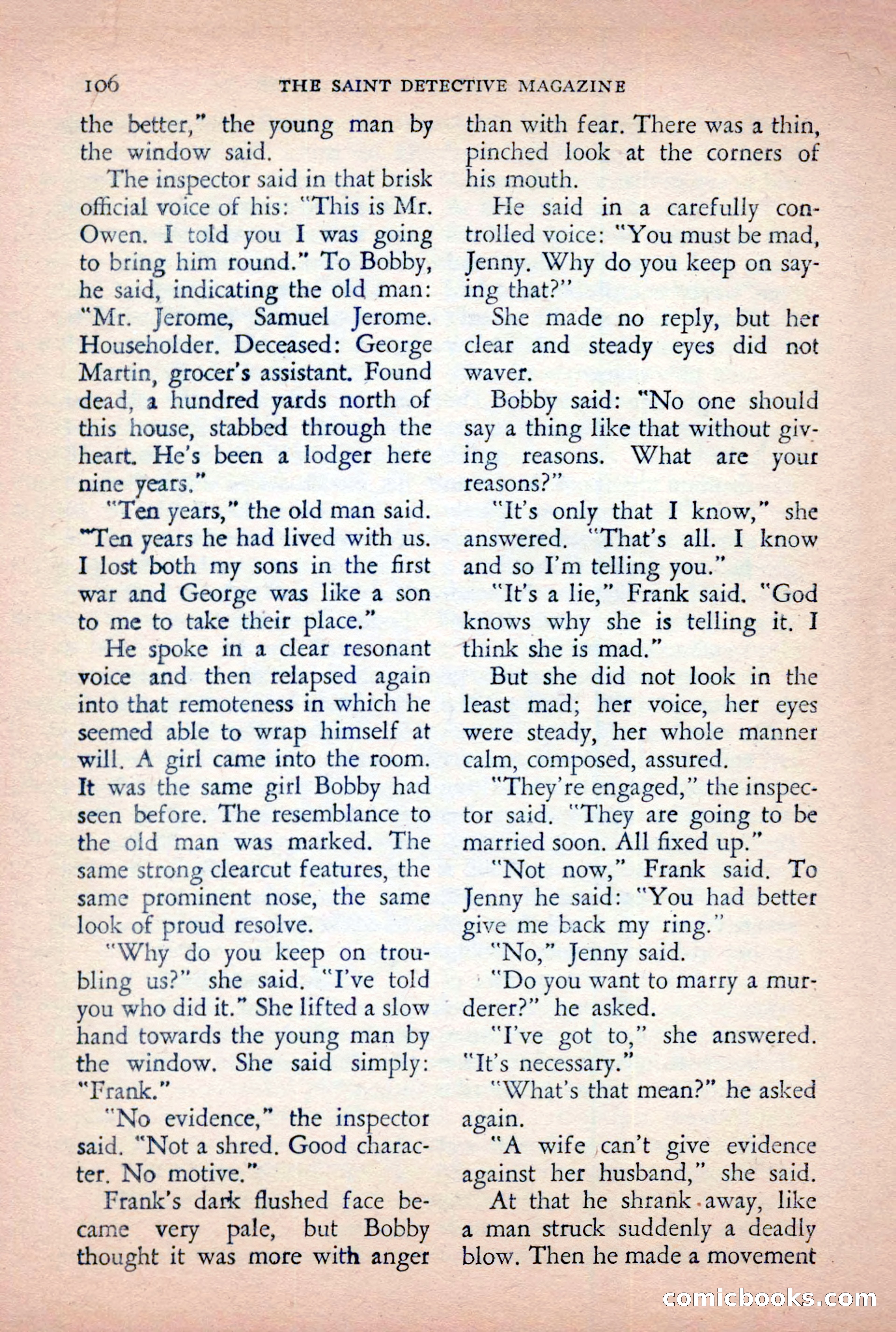 The Saint Detective Magazine, April 1955 — page 108 of 164