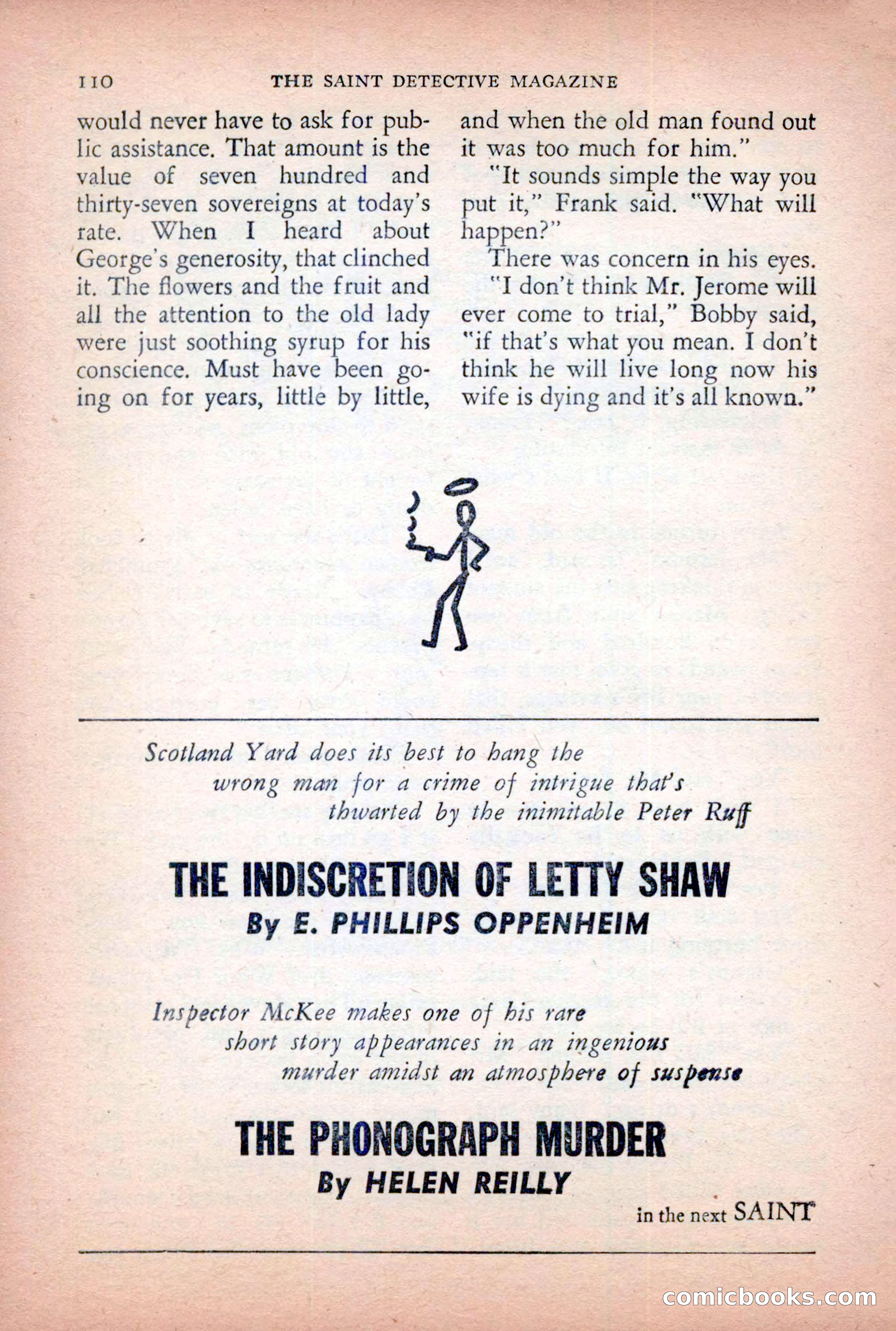 The Saint Detective Magazine, April 1955 — page 112 of 164