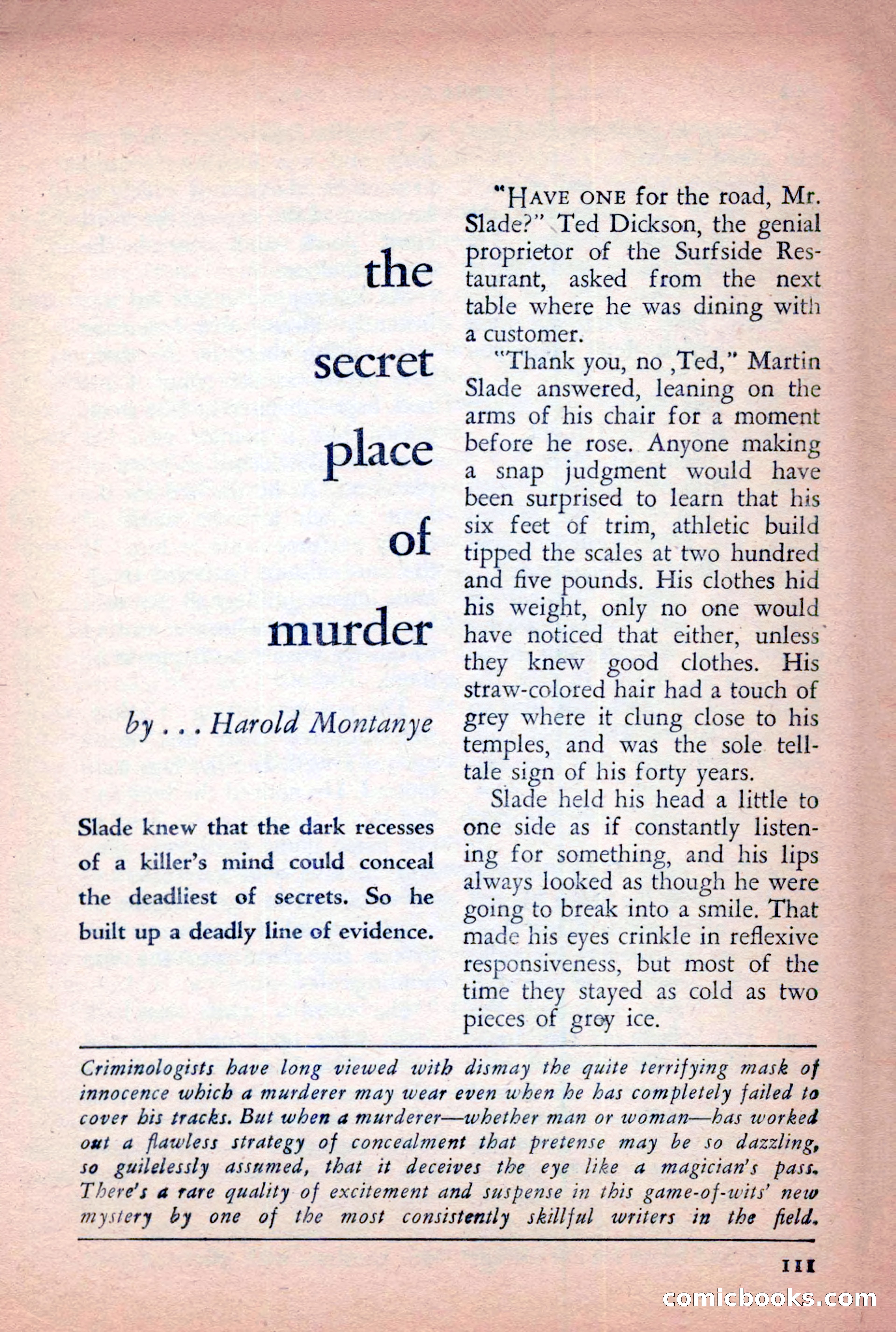 The Saint Detective Magazine, April 1955 — page 113 of 164