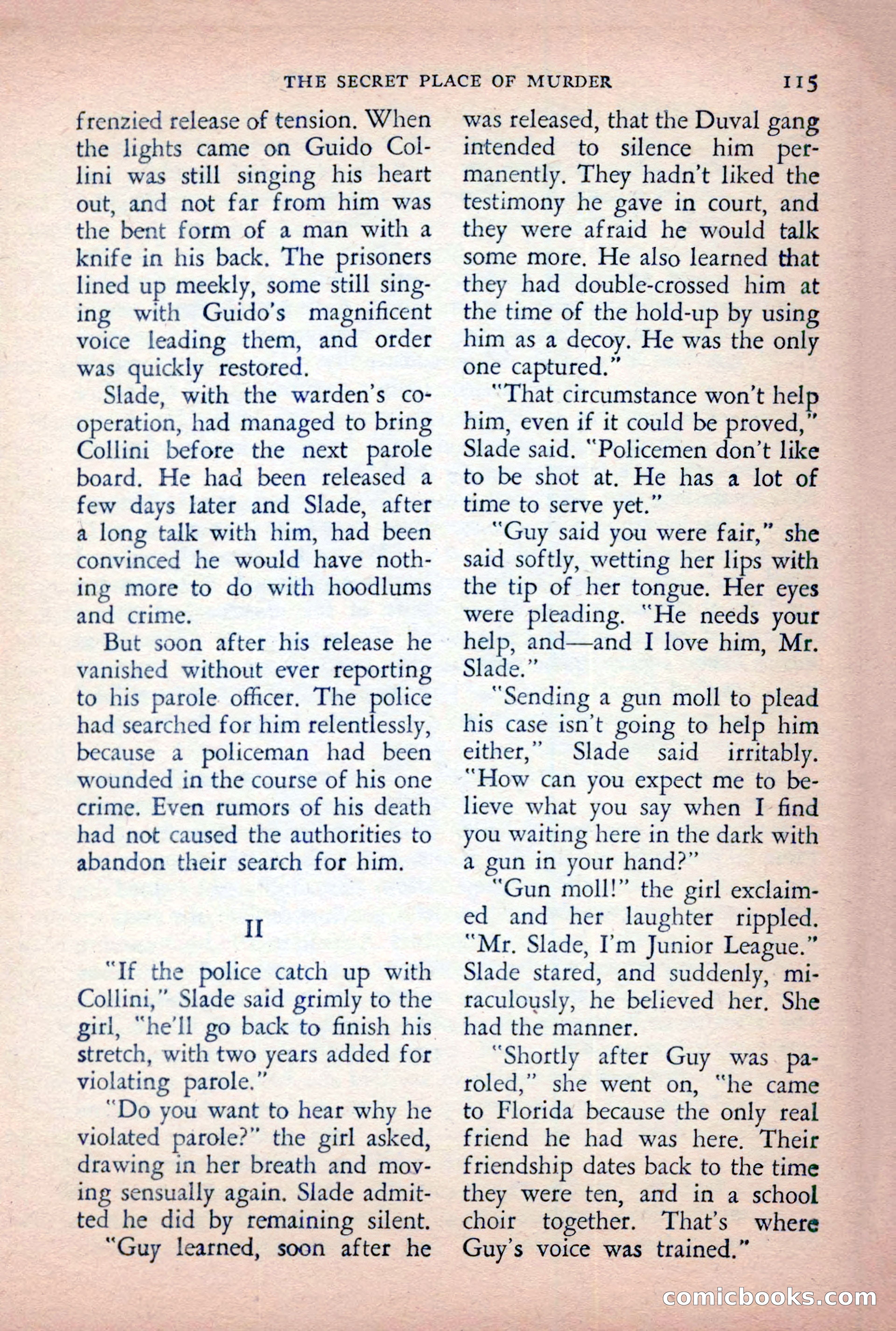 The Saint Detective Magazine, April 1955 — page 117 of 164