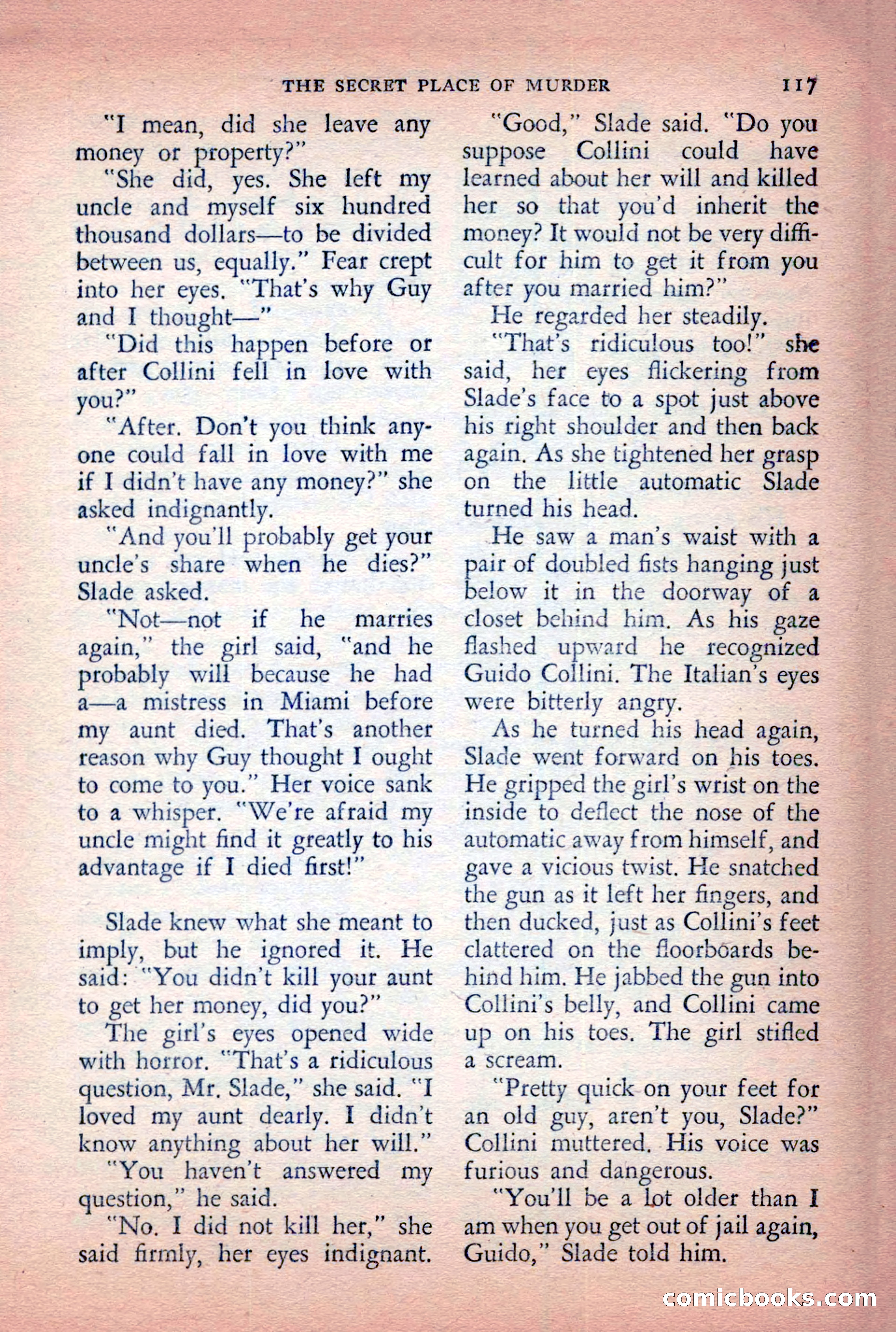 The Saint Detective Magazine, April 1955 — page 119 of 164