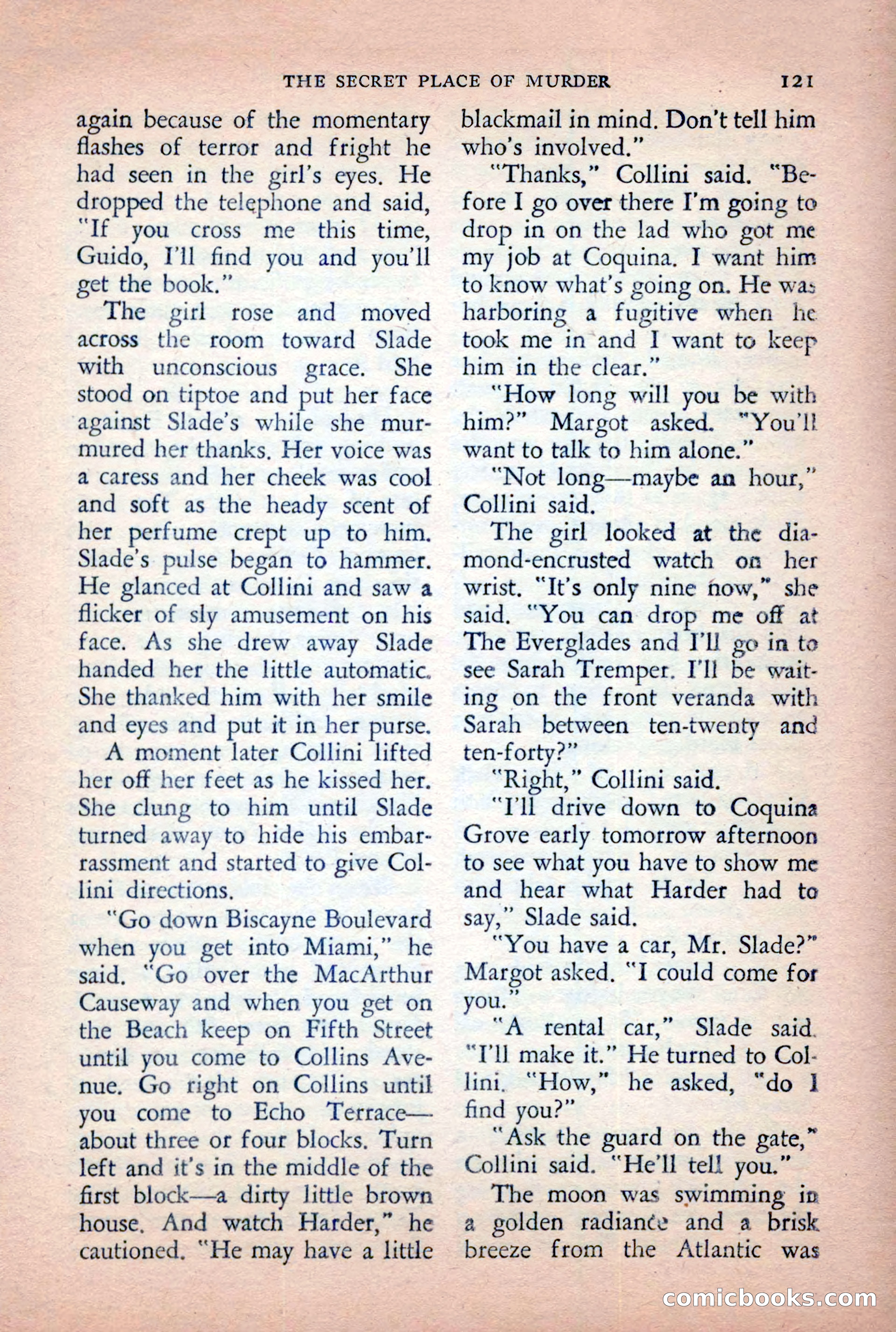 The Saint Detective Magazine, April 1955 — page 123 of 164