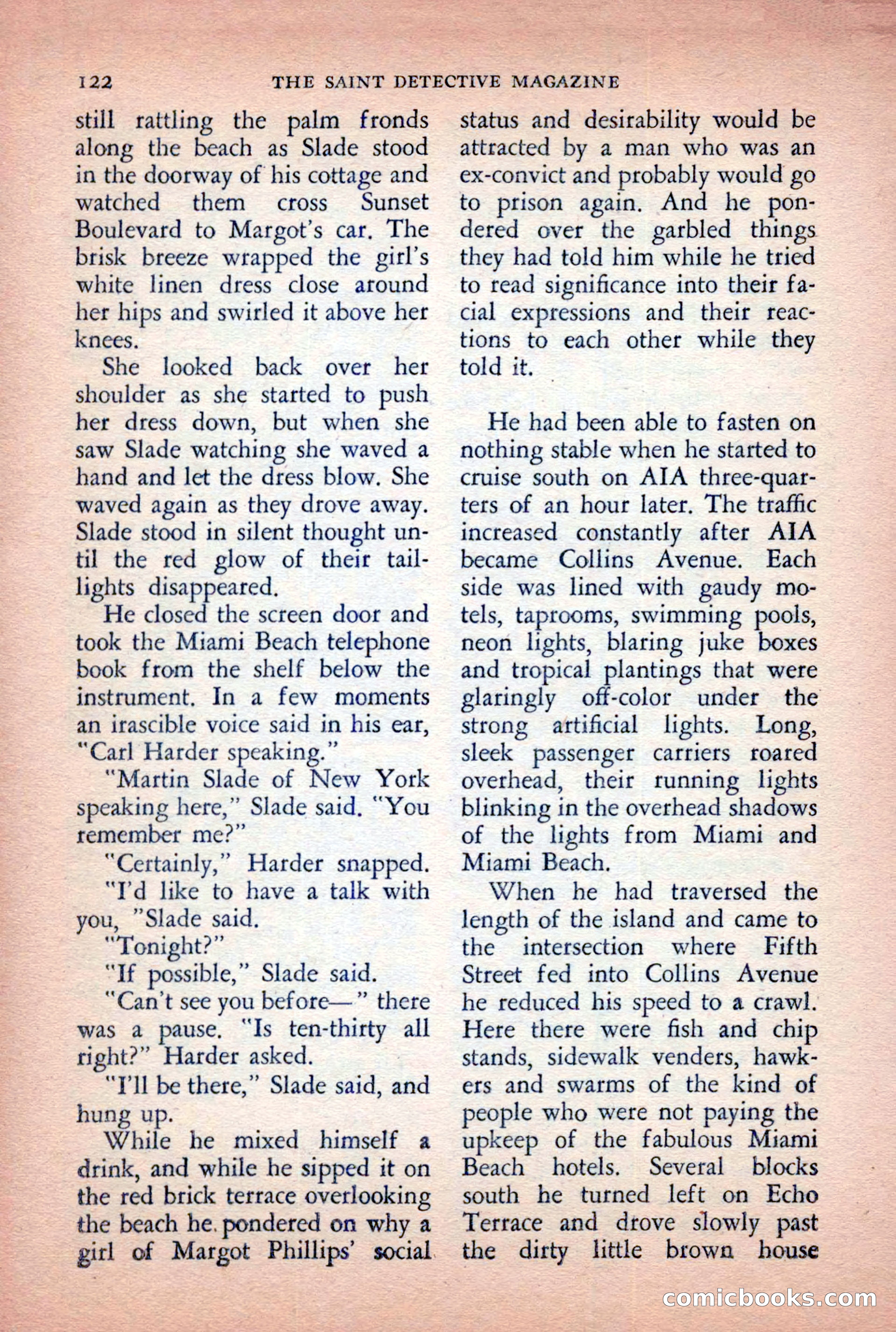 The Saint Detective Magazine, April 1955 — page 124 of 164