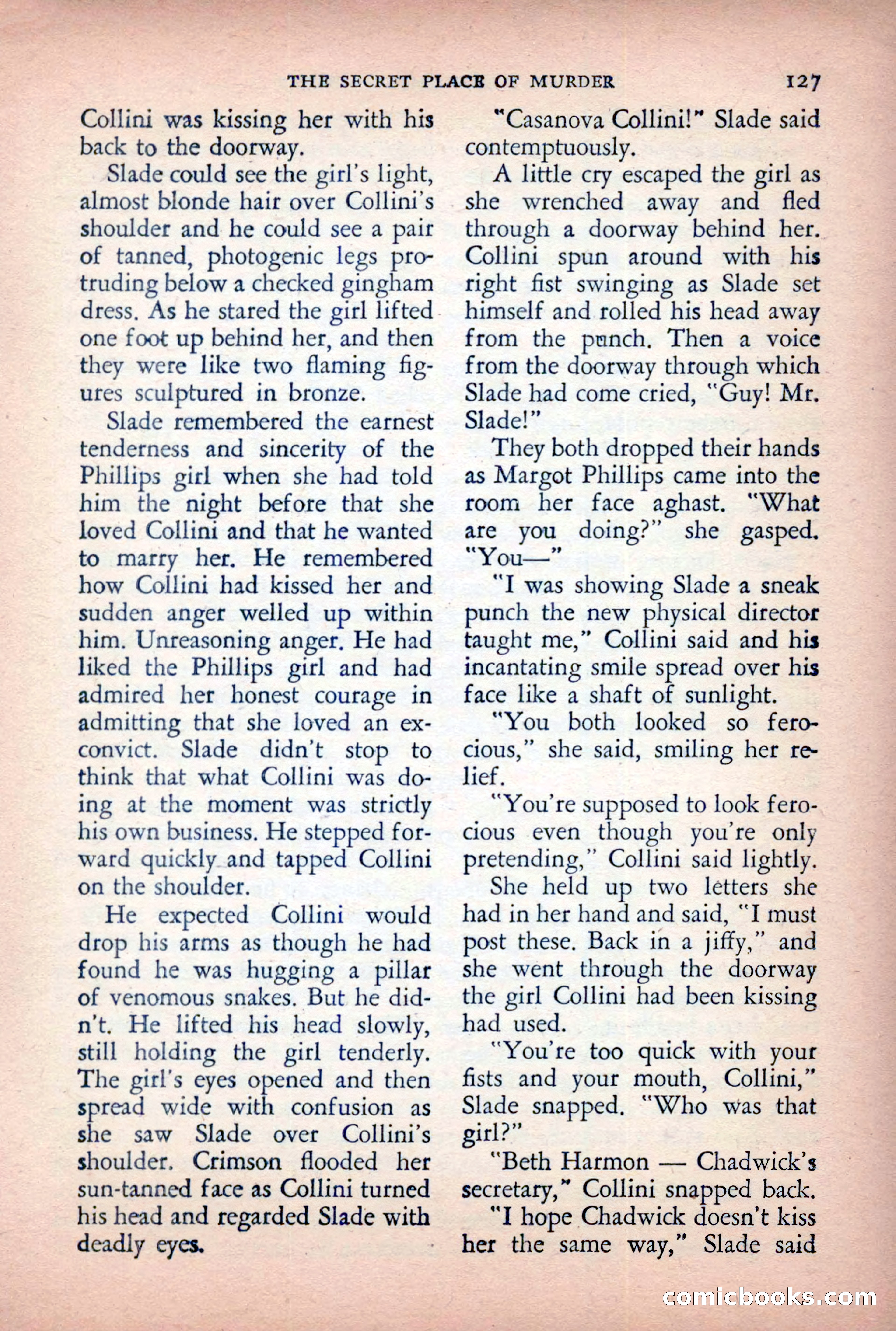 The Saint Detective Magazine, April 1955 — page 129 of 164