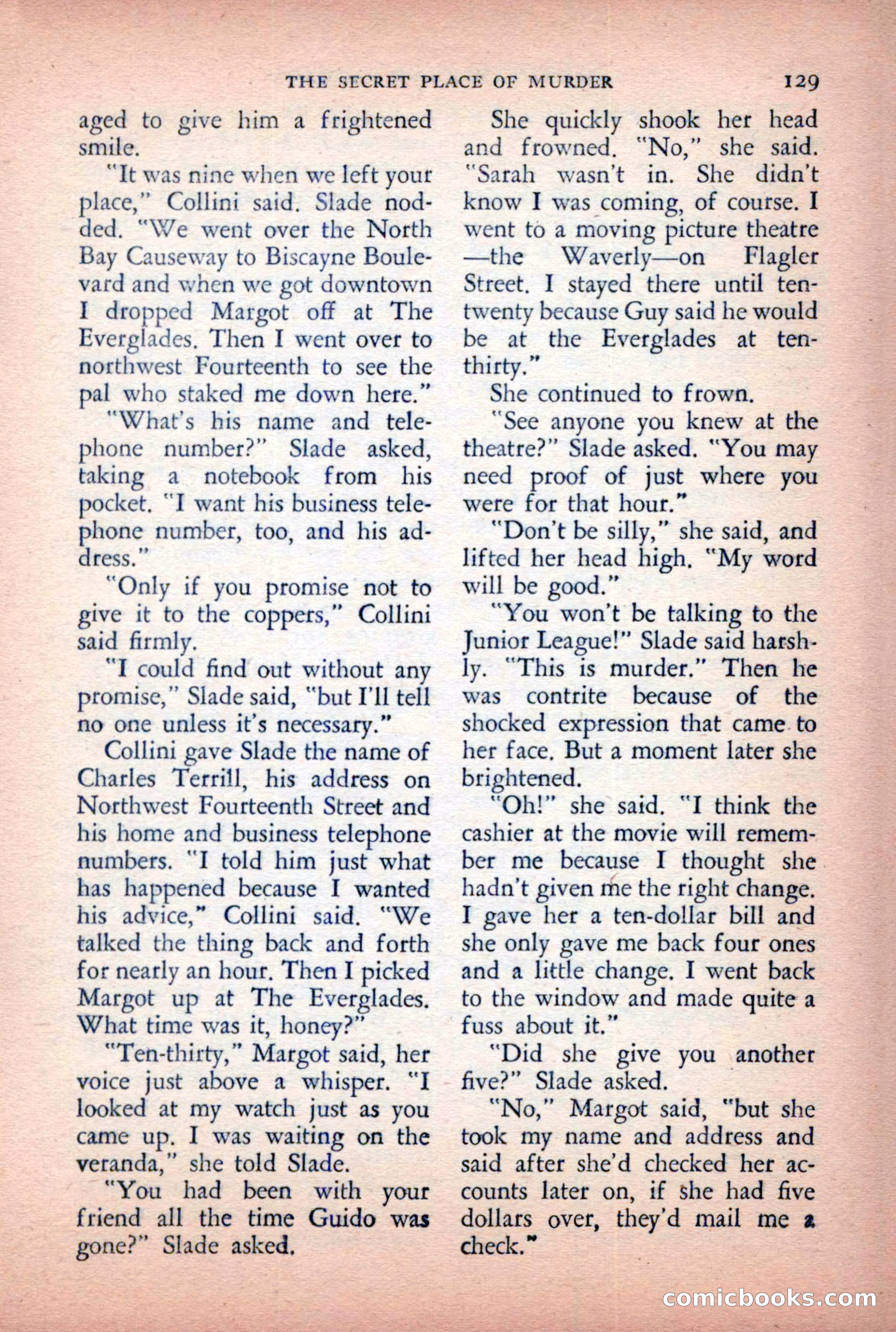 The Saint Detective Magazine, April 1955 — page 131 of 164
