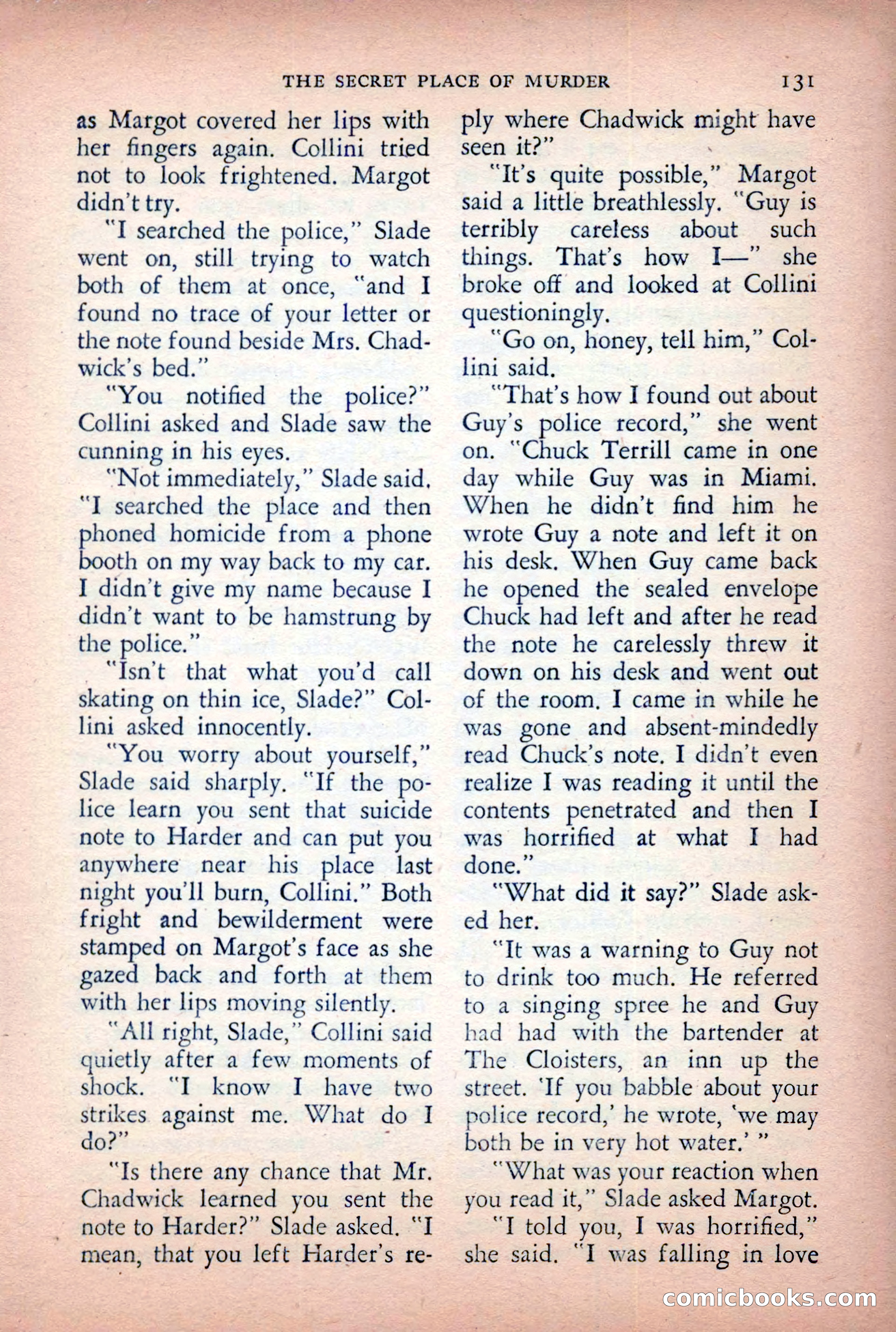 The Saint Detective Magazine, April 1955 — page 133 of 164
