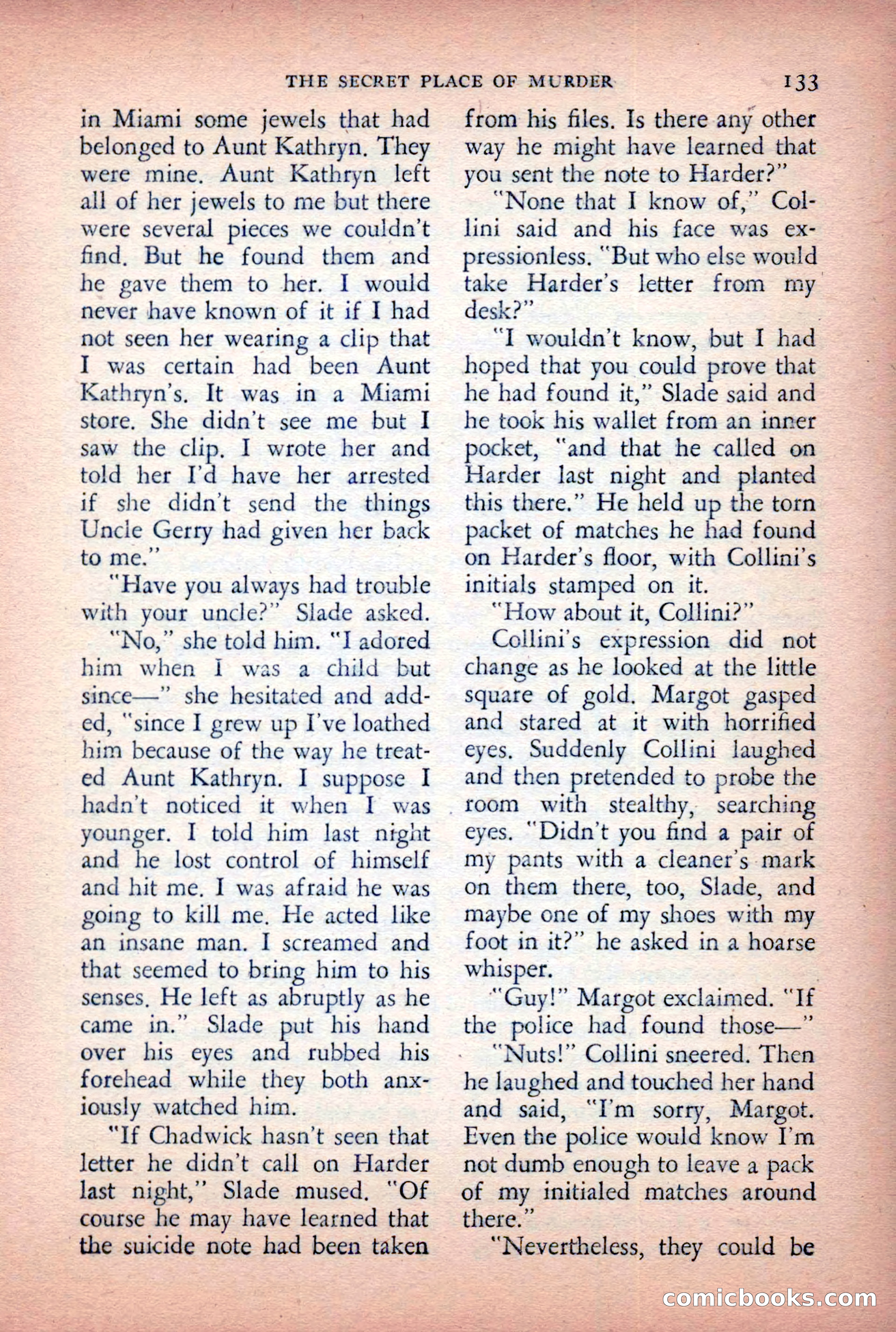 The Saint Detective Magazine, April 1955 — page 135 of 164