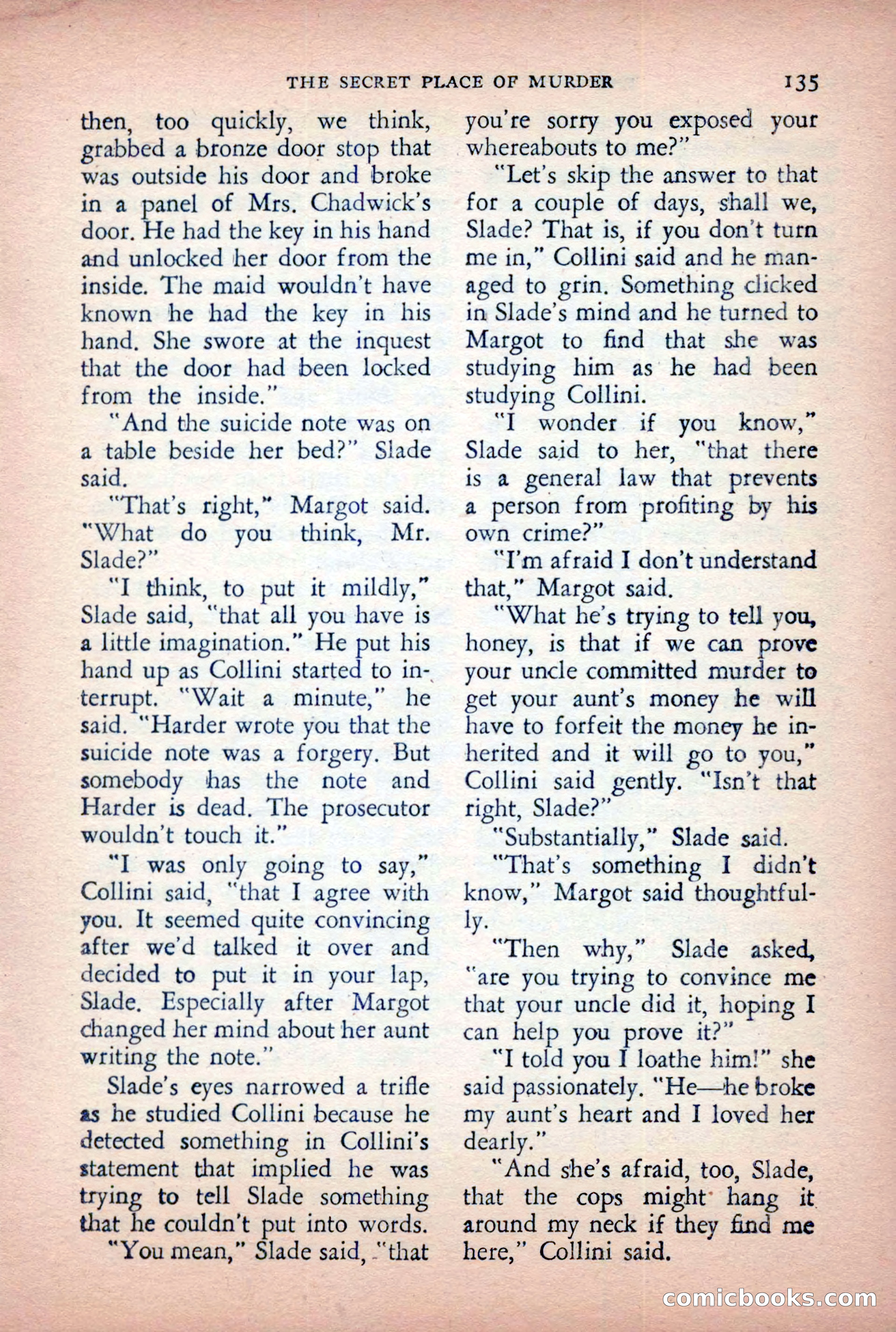 The Saint Detective Magazine, April 1955 — page 137 of 164