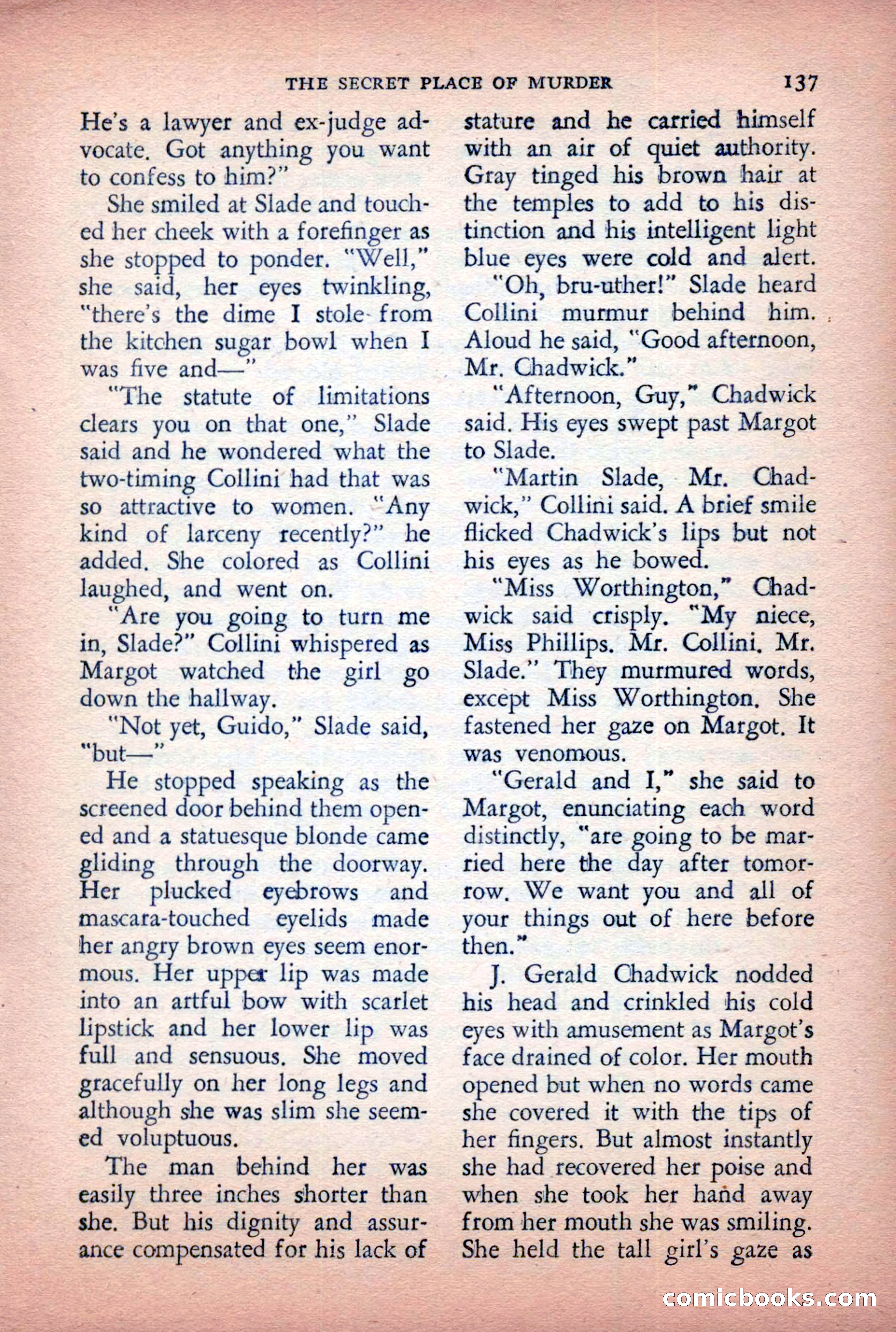 The Saint Detective Magazine, April 1955 — page 139 of 164