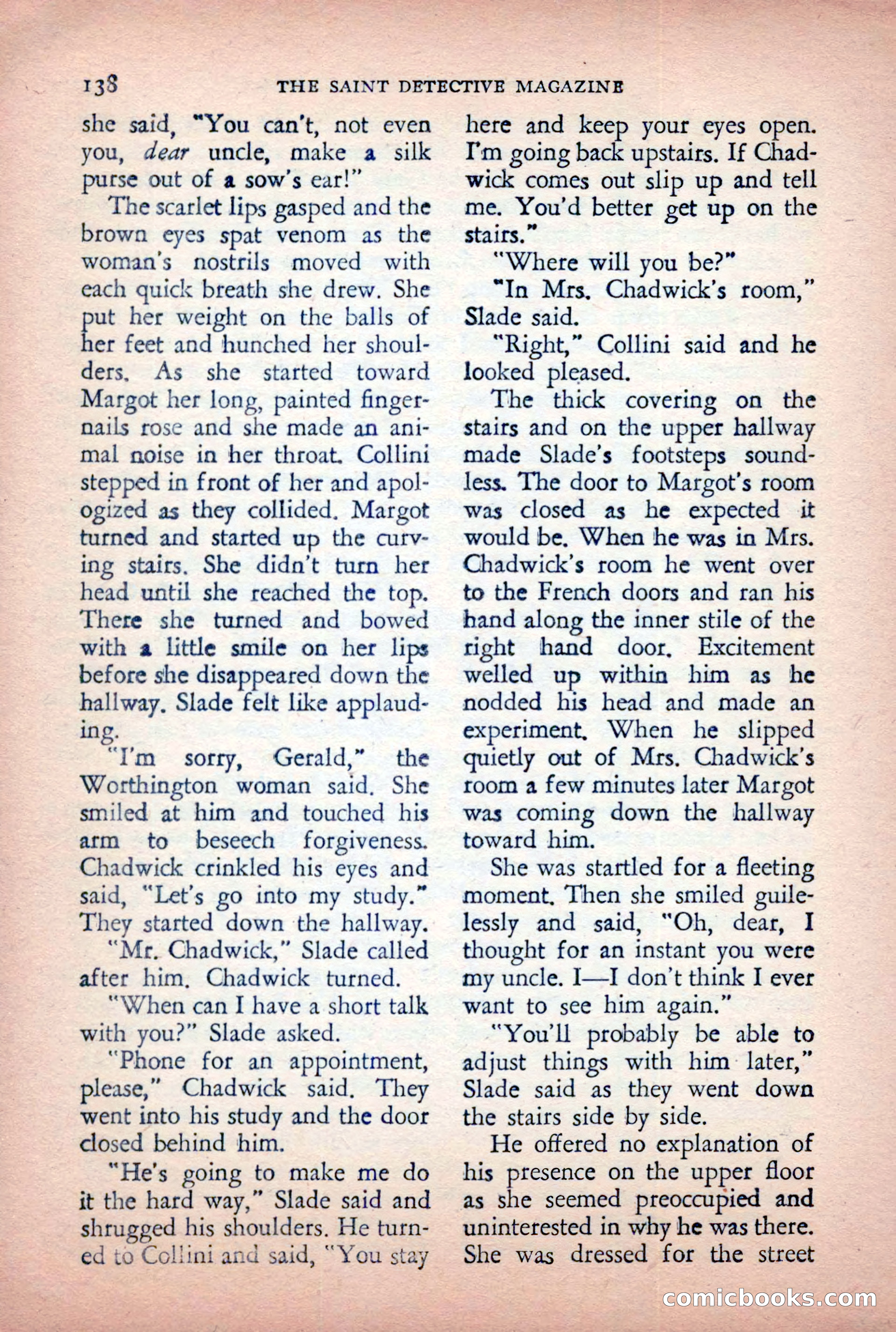 The Saint Detective Magazine, April 1955 — page 140 of 164