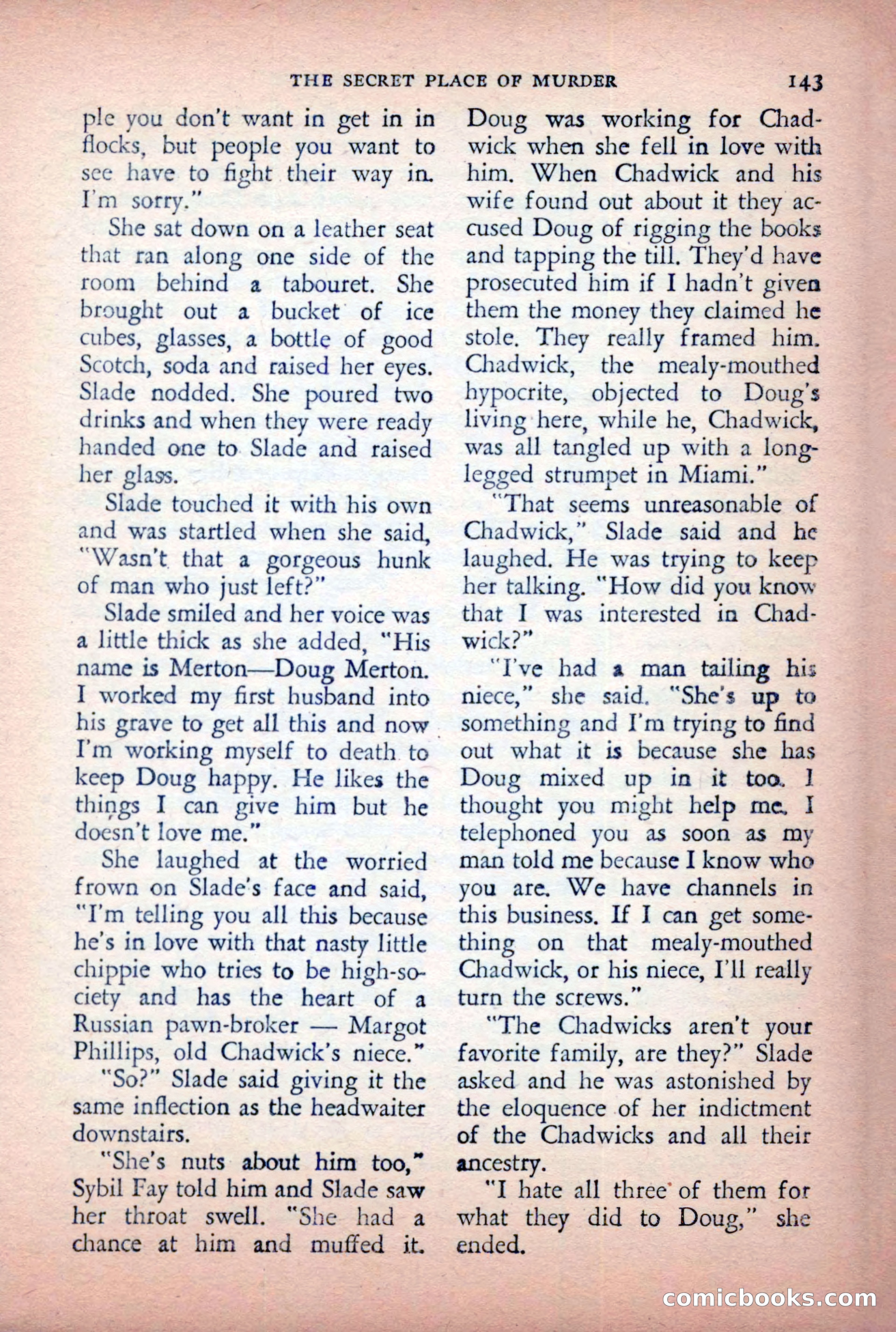 The Saint Detective Magazine, April 1955 — page 145 of 164