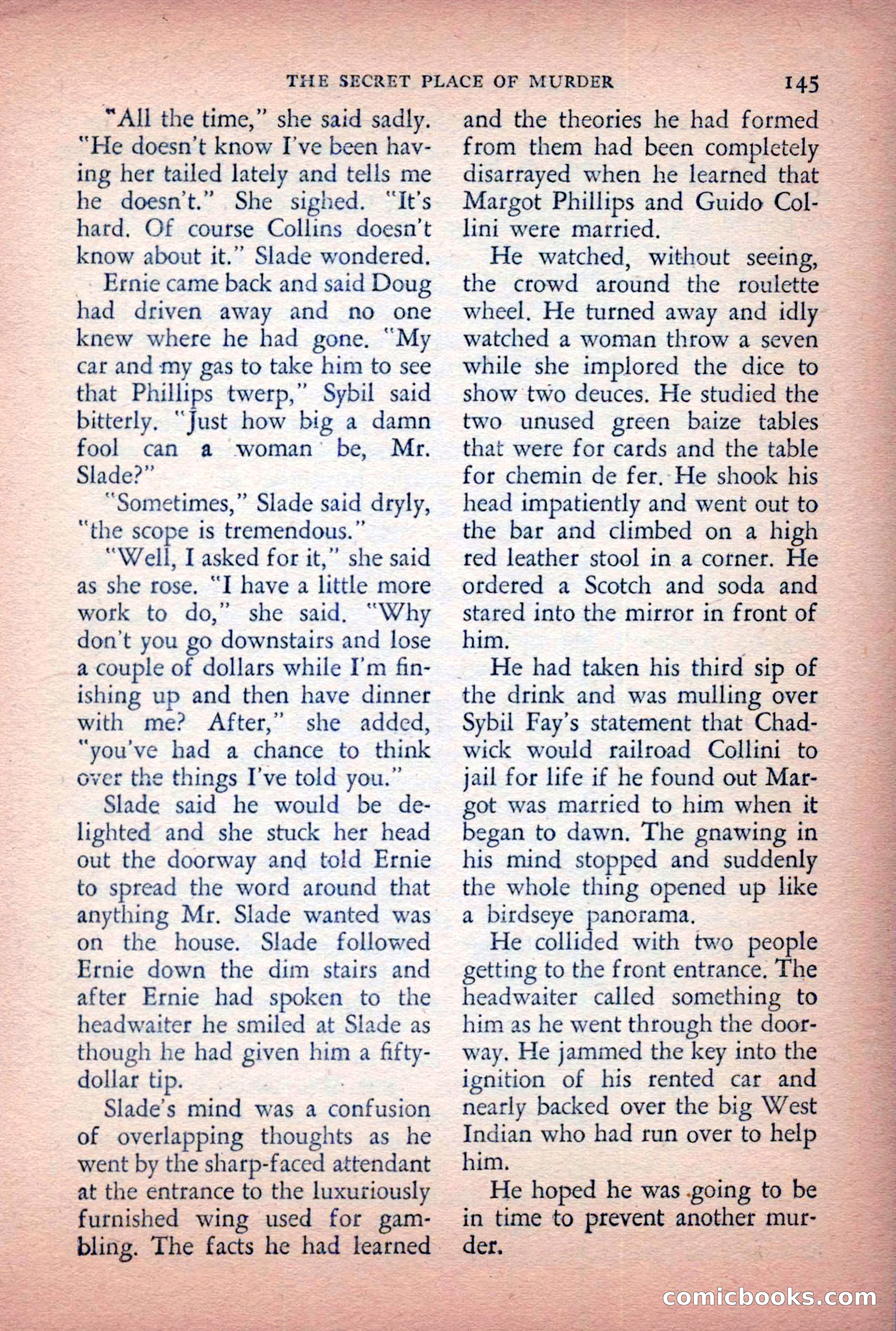 The Saint Detective Magazine, April 1955 — page 147 of 164