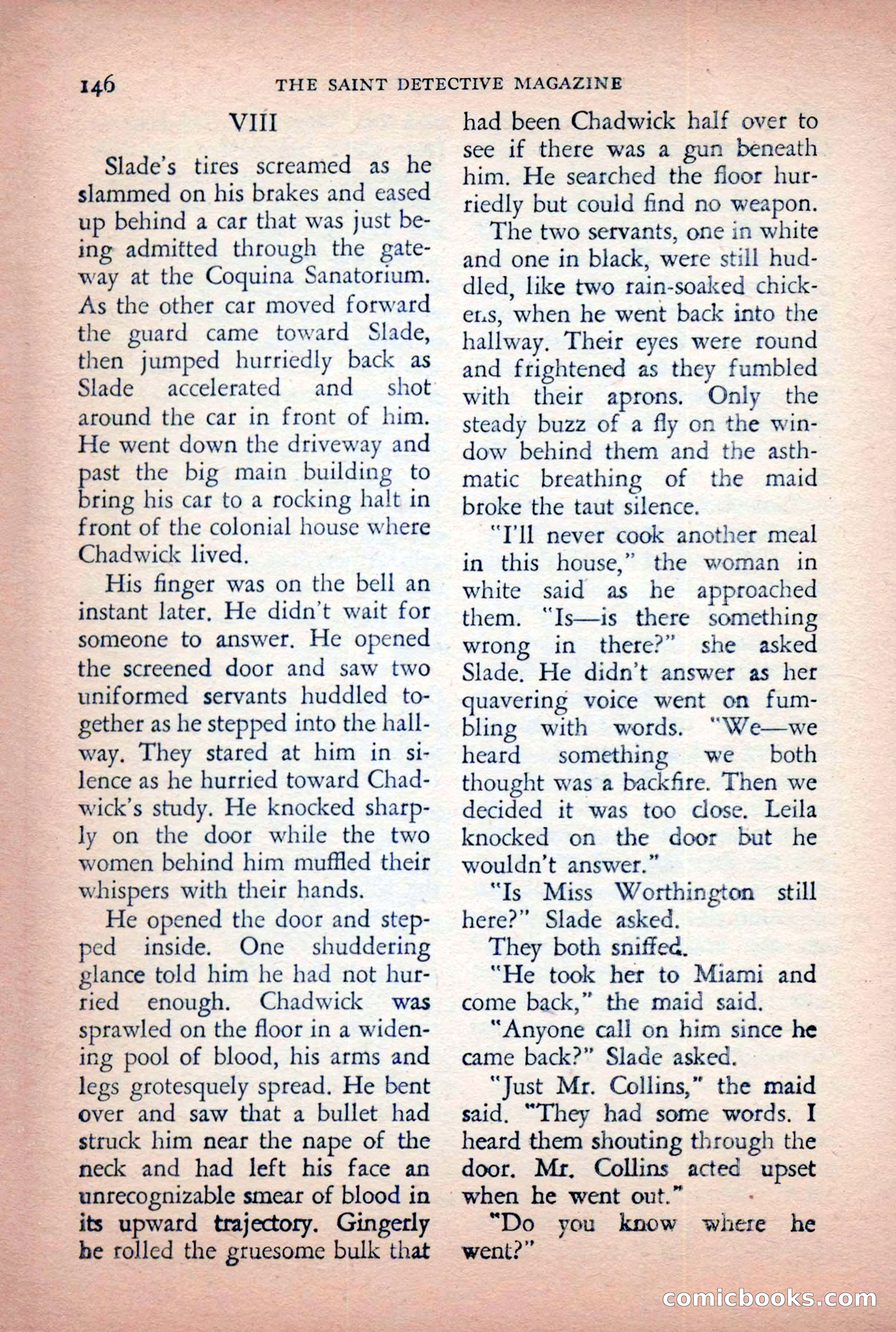 The Saint Detective Magazine, April 1955 — page 148 of 164