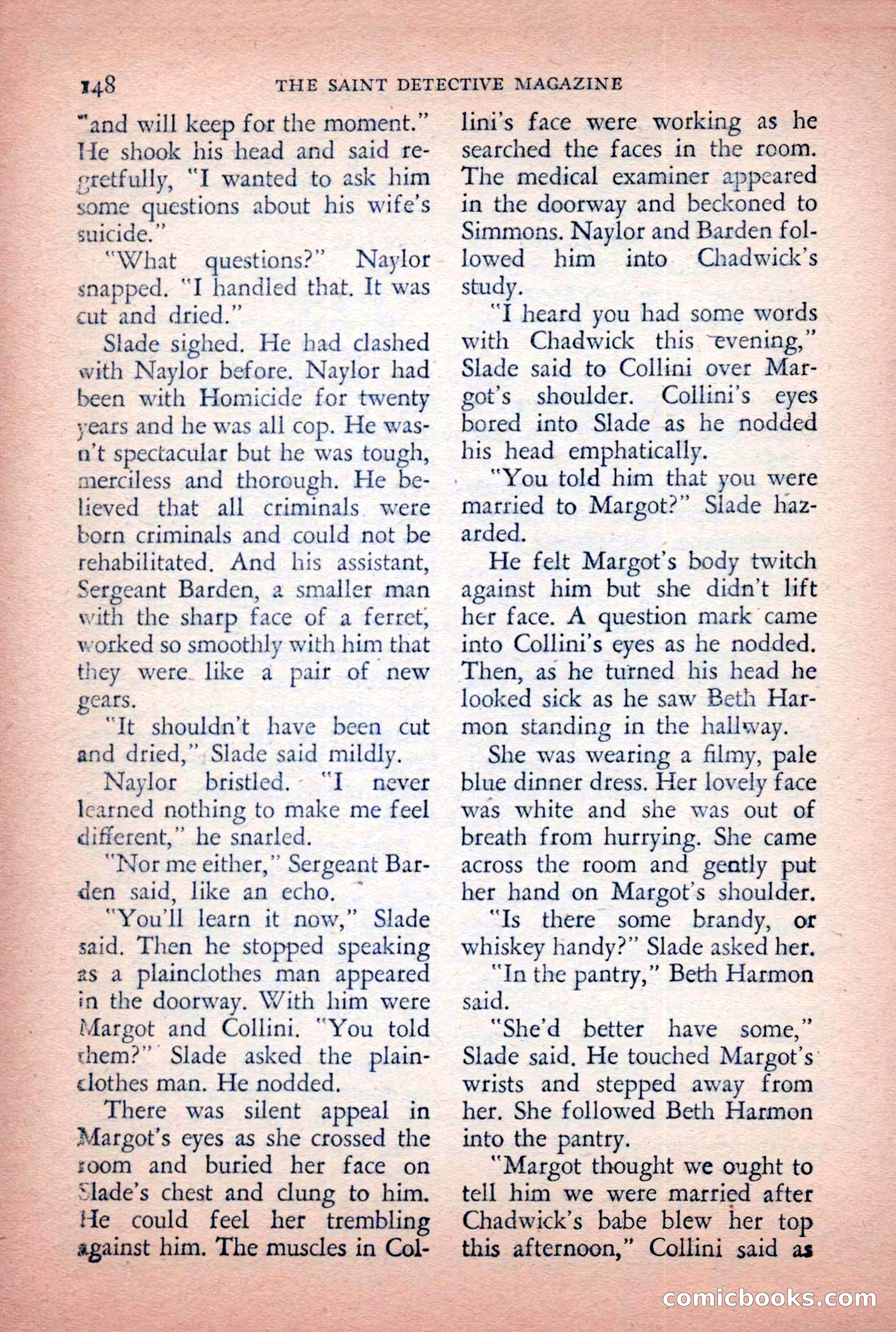 The Saint Detective Magazine, April 1955 — page 150 of 164