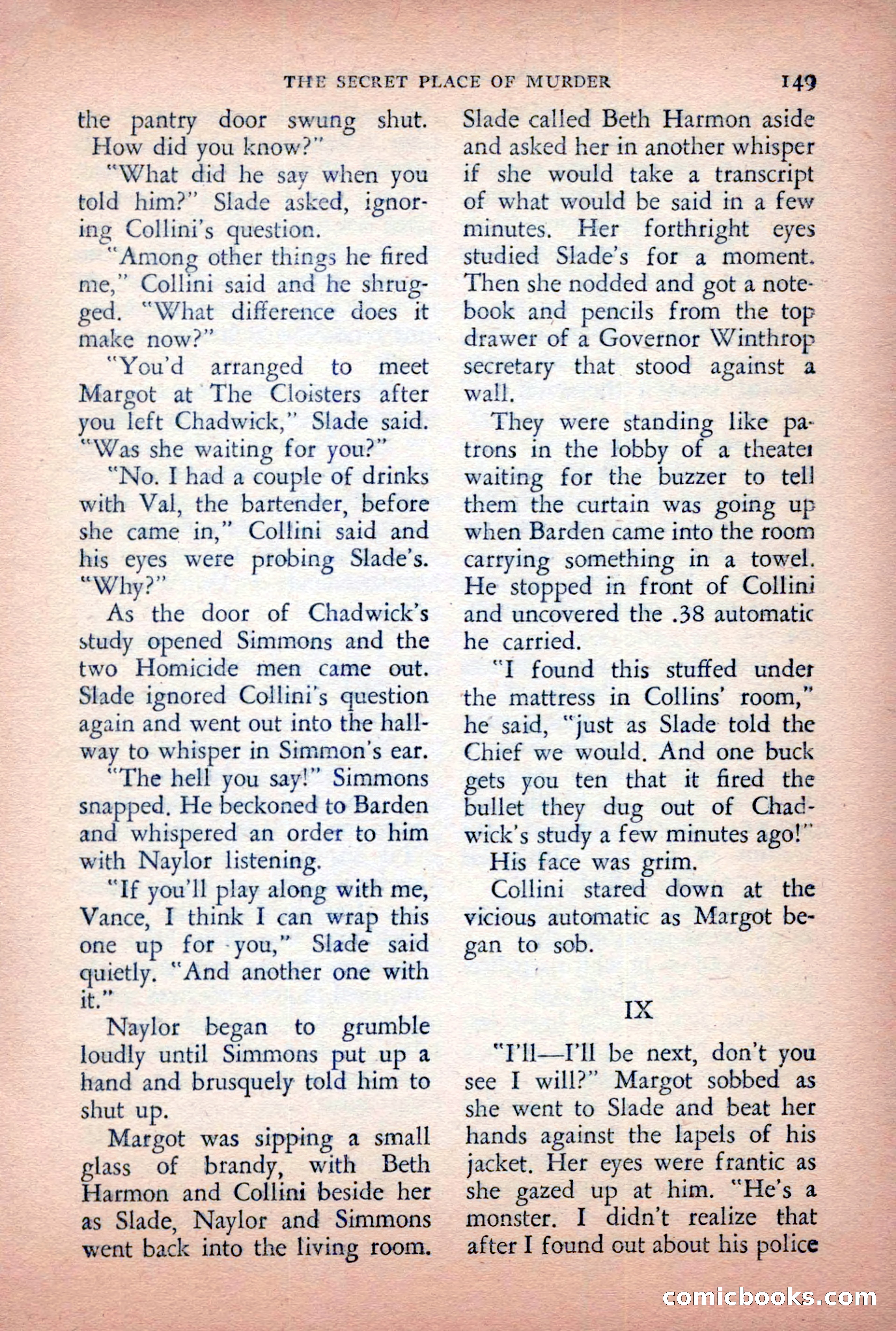 The Saint Detective Magazine, April 1955 — page 151 of 164