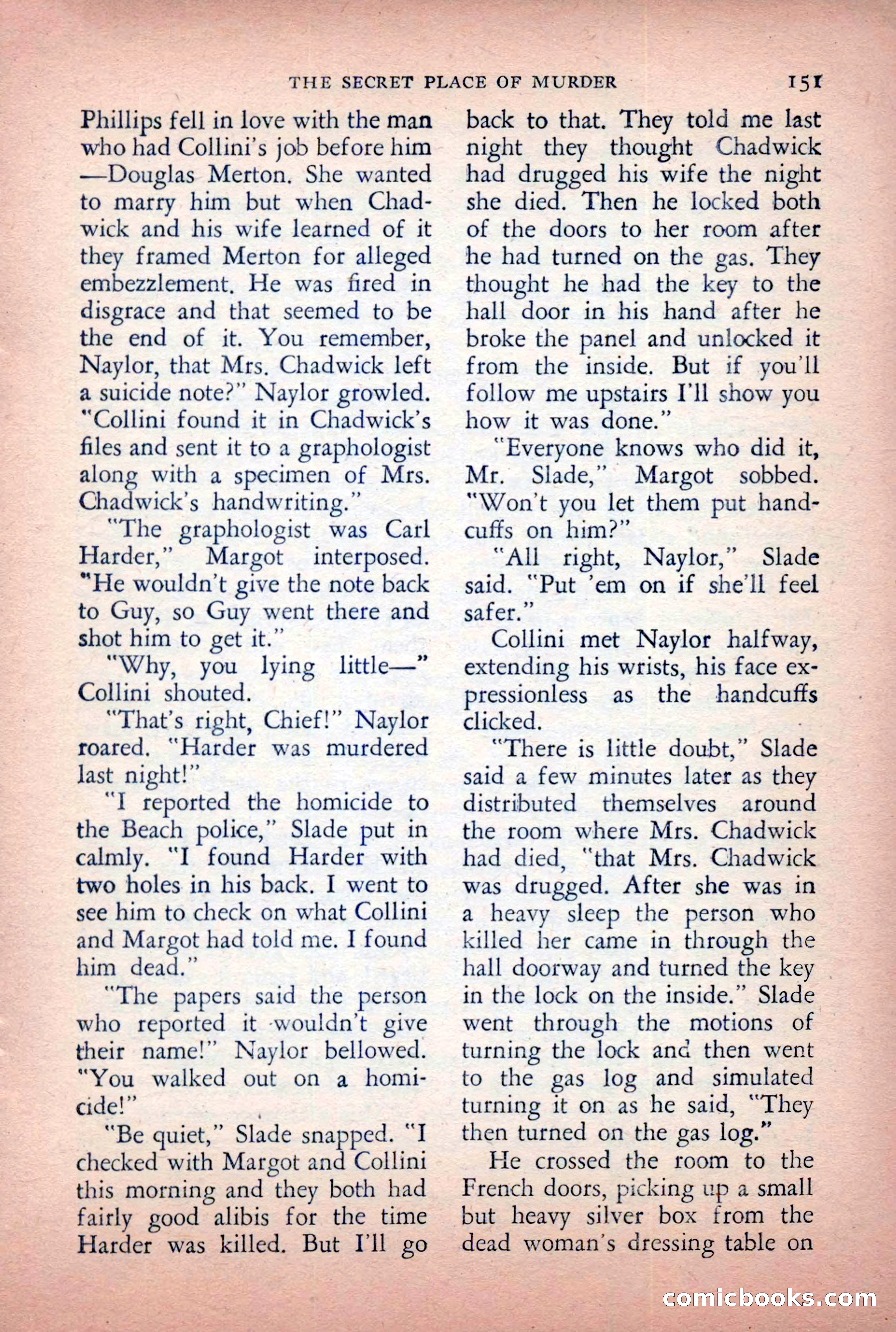 The Saint Detective Magazine, April 1955 — page 153 of 164