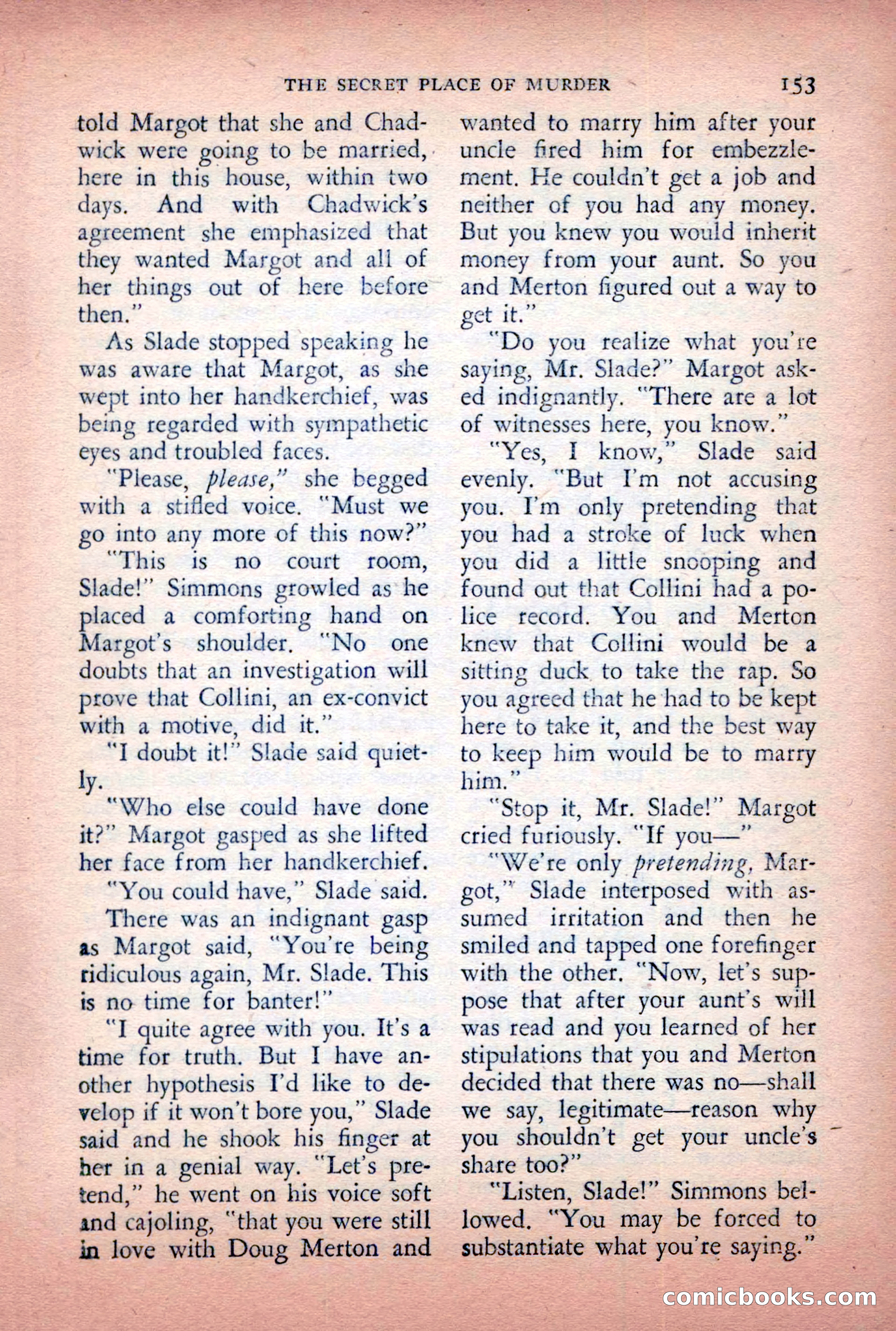 The Saint Detective Magazine, April 1955 — page 155 of 164