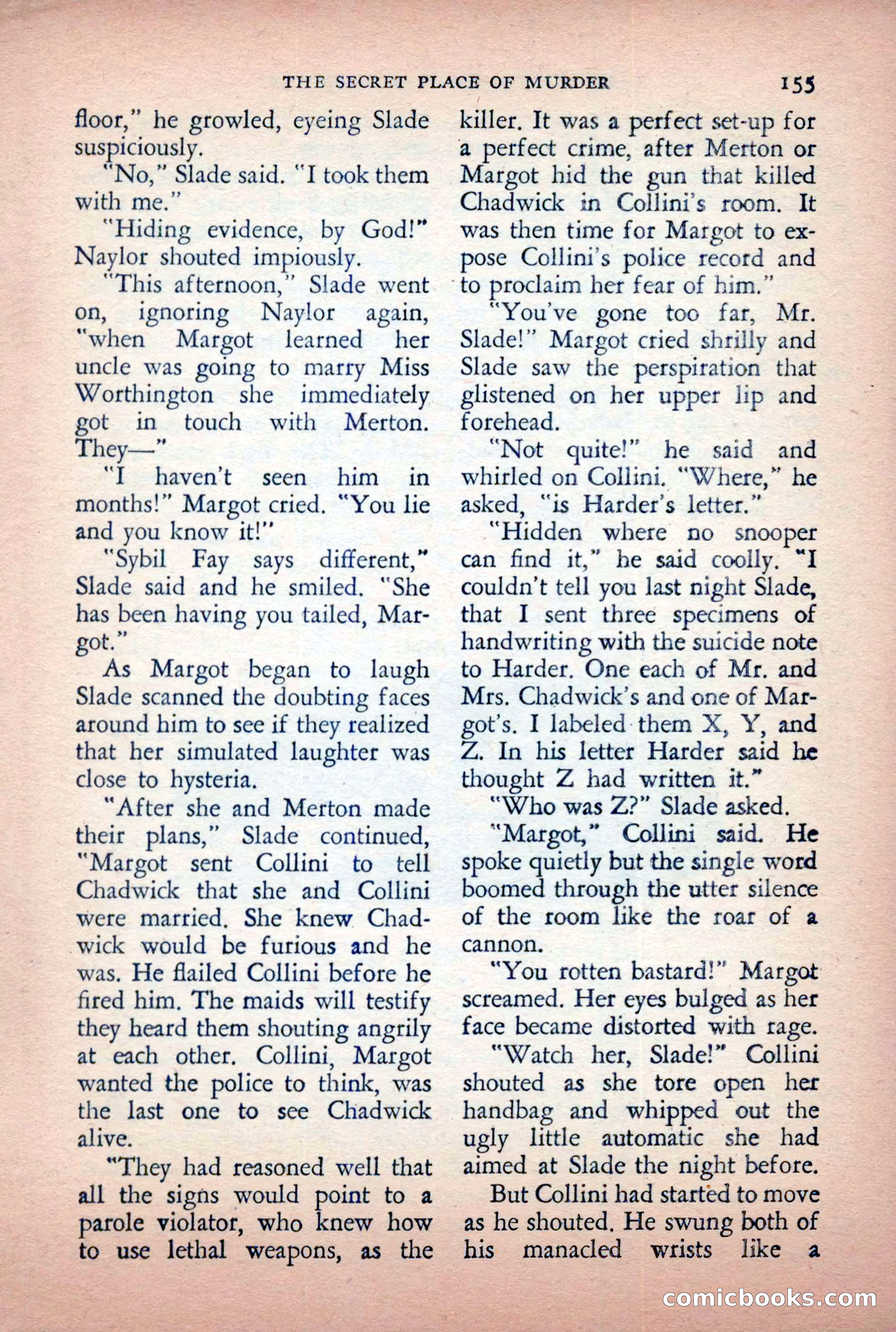 The Saint Detective Magazine, April 1955 — page 157 of 164
