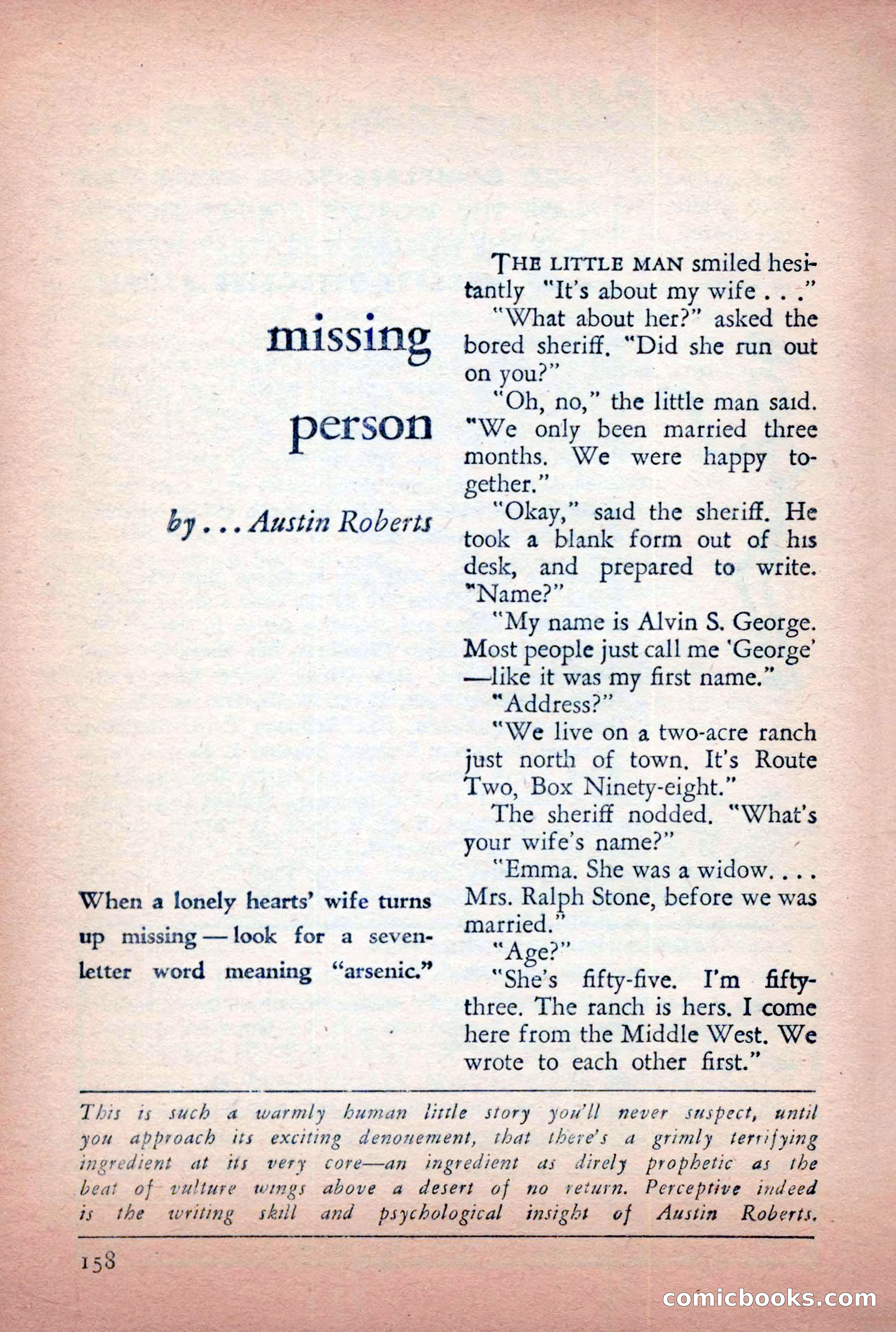 The Saint Detective Magazine, April 1955 — page 160 of 164