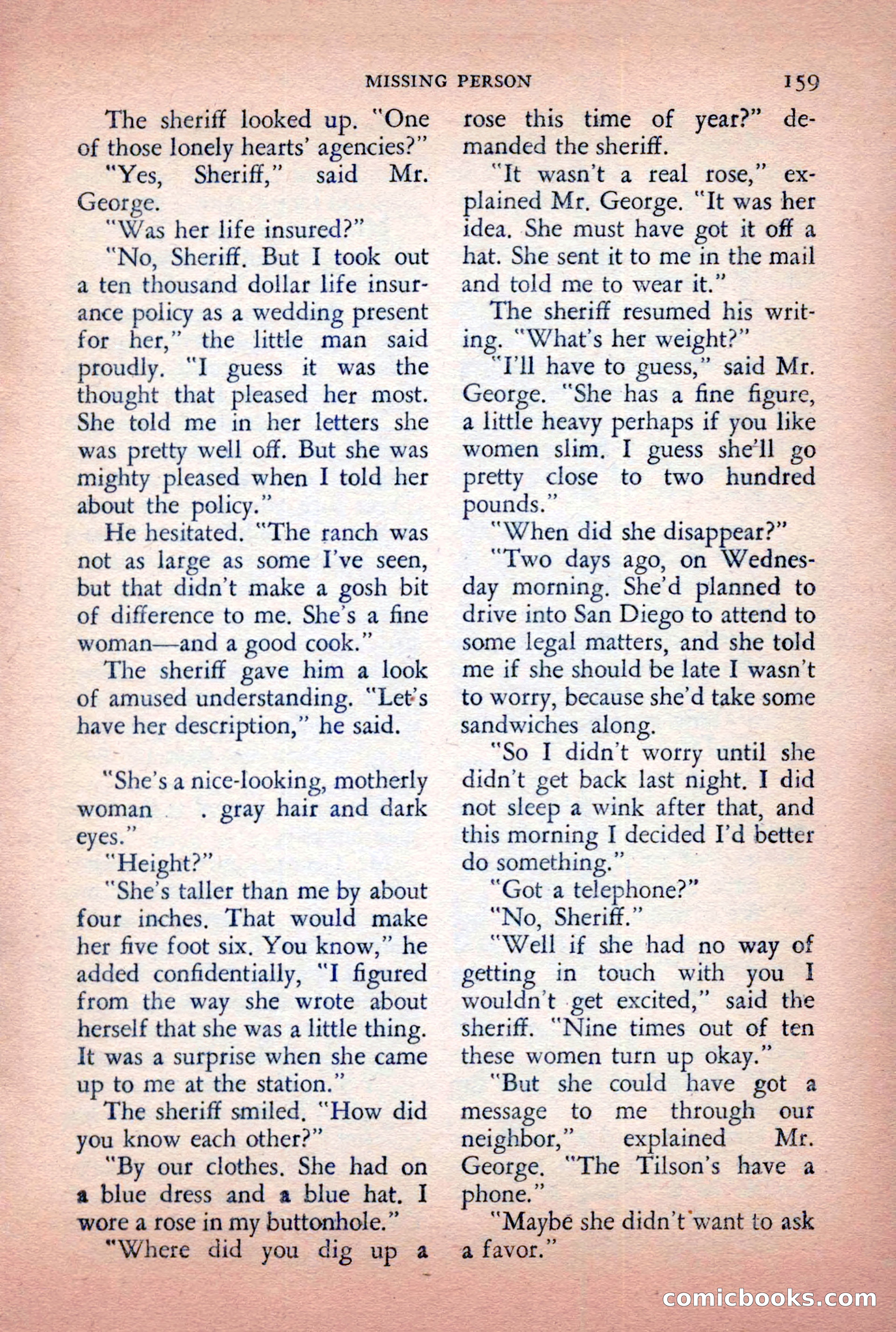 The Saint Detective Magazine, April 1955 — page 161 of 164