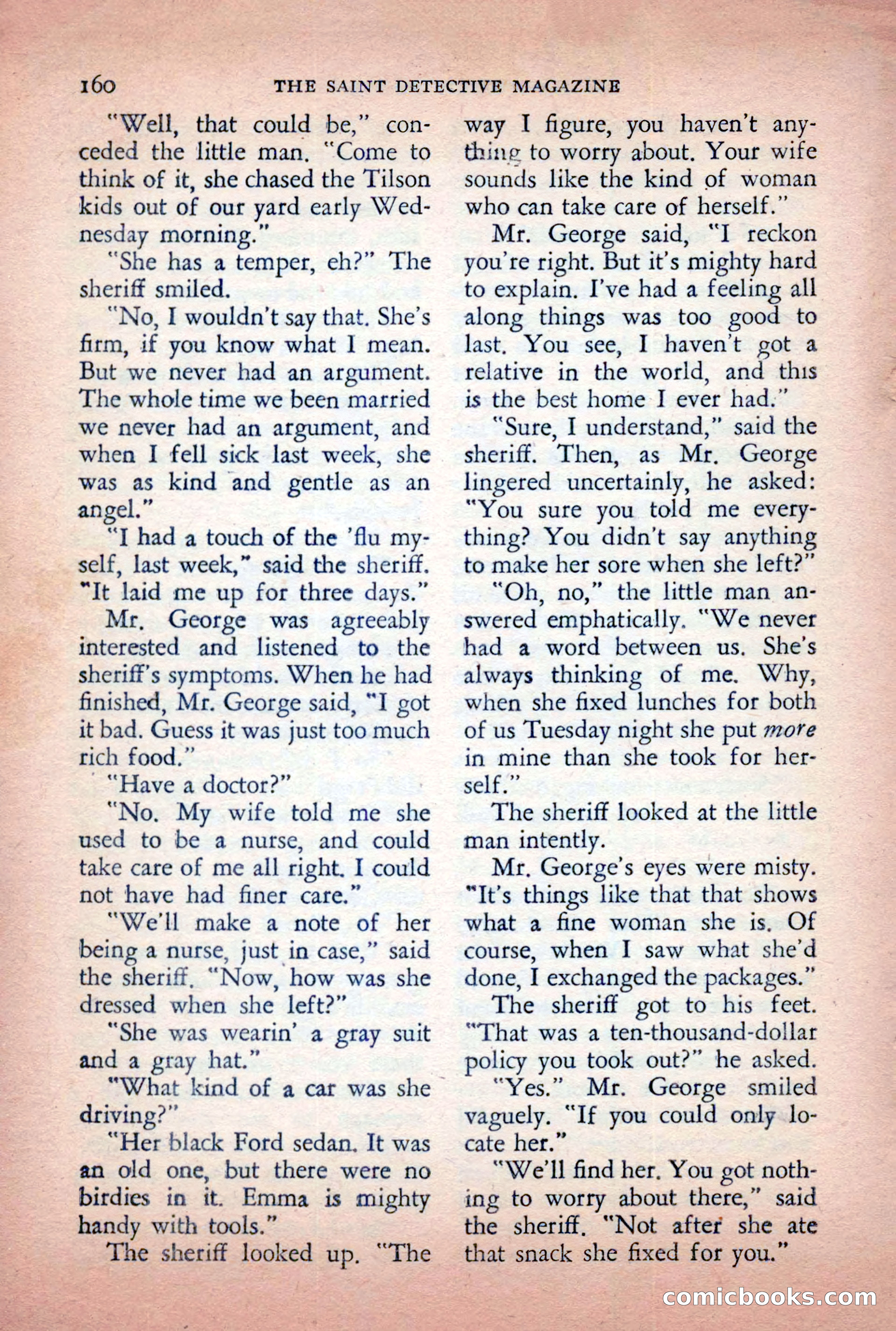 The Saint Detective Magazine, April 1955 — page 162 of 164