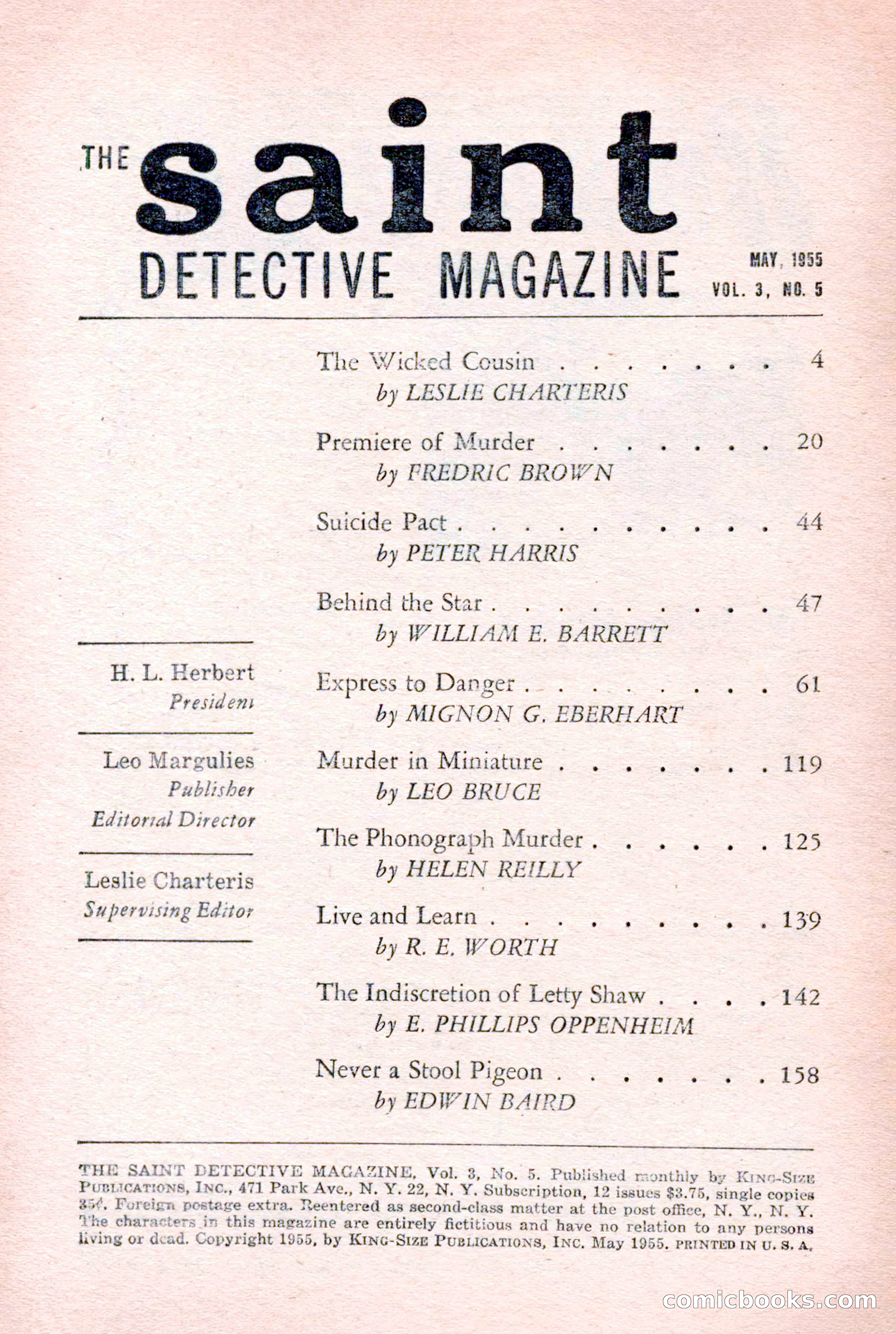 The Saint Detective Magazine — page 4 of 164