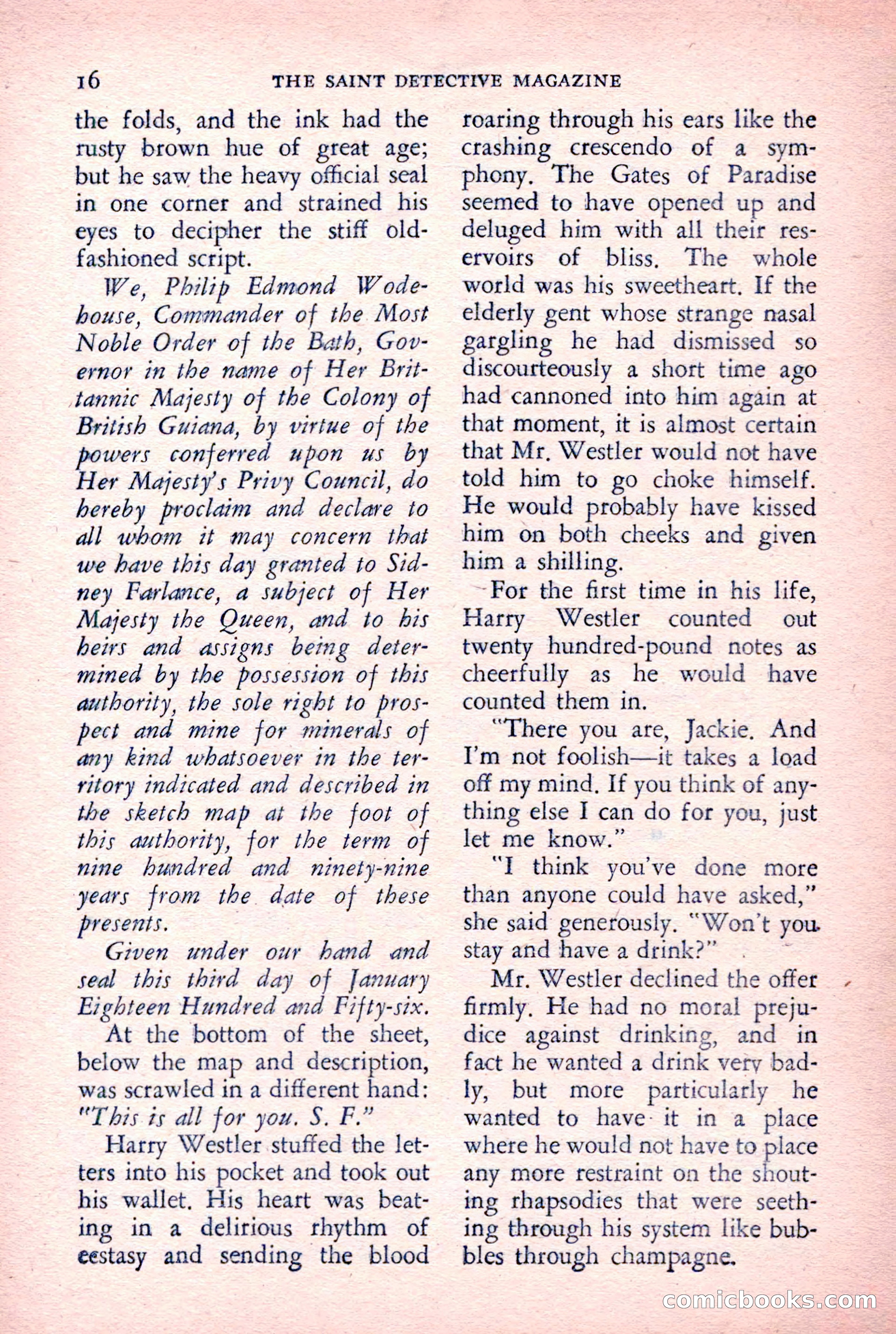 The Saint Detective Magazine — page 18 of 164