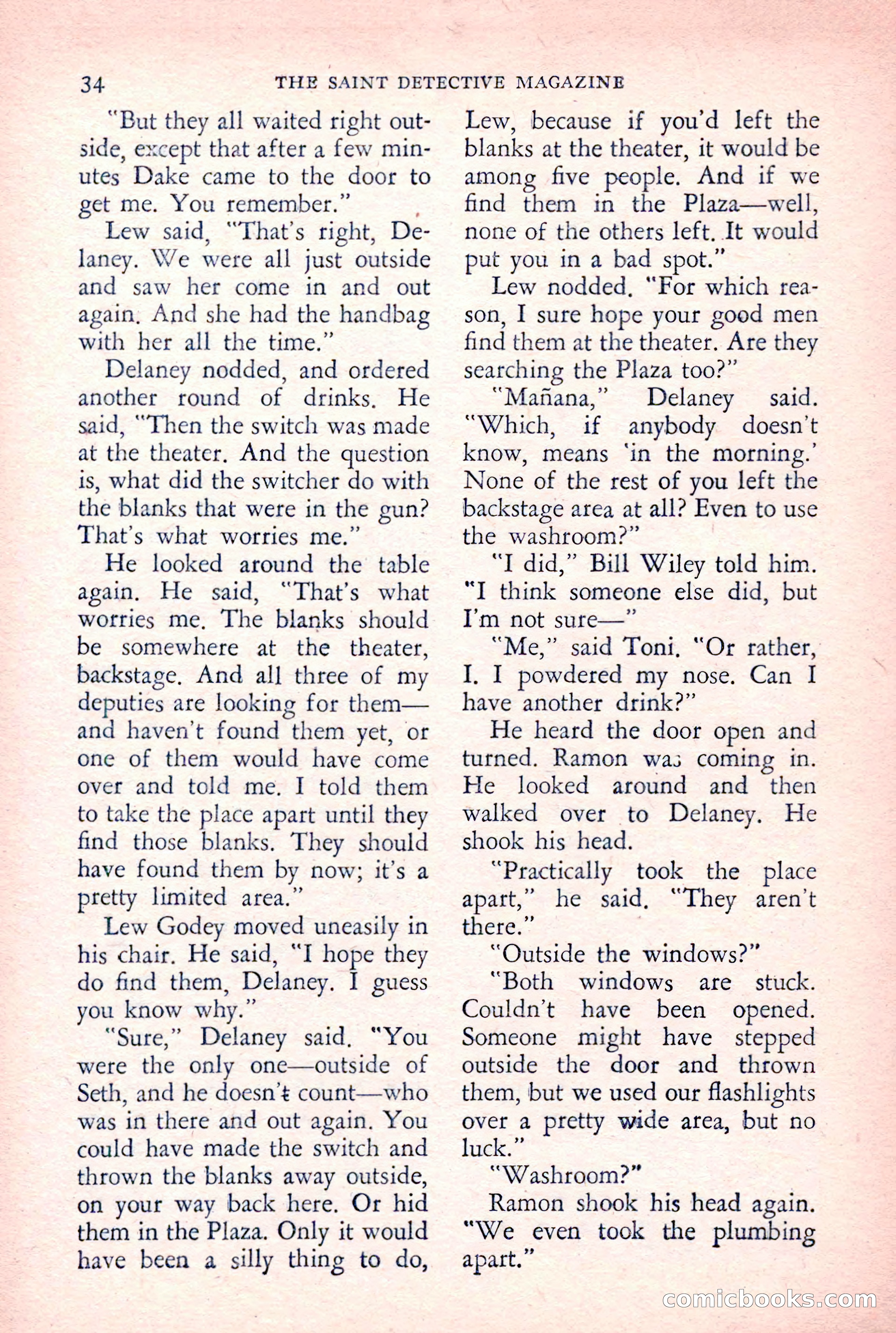 The Saint Detective Magazine — page 36 of 164