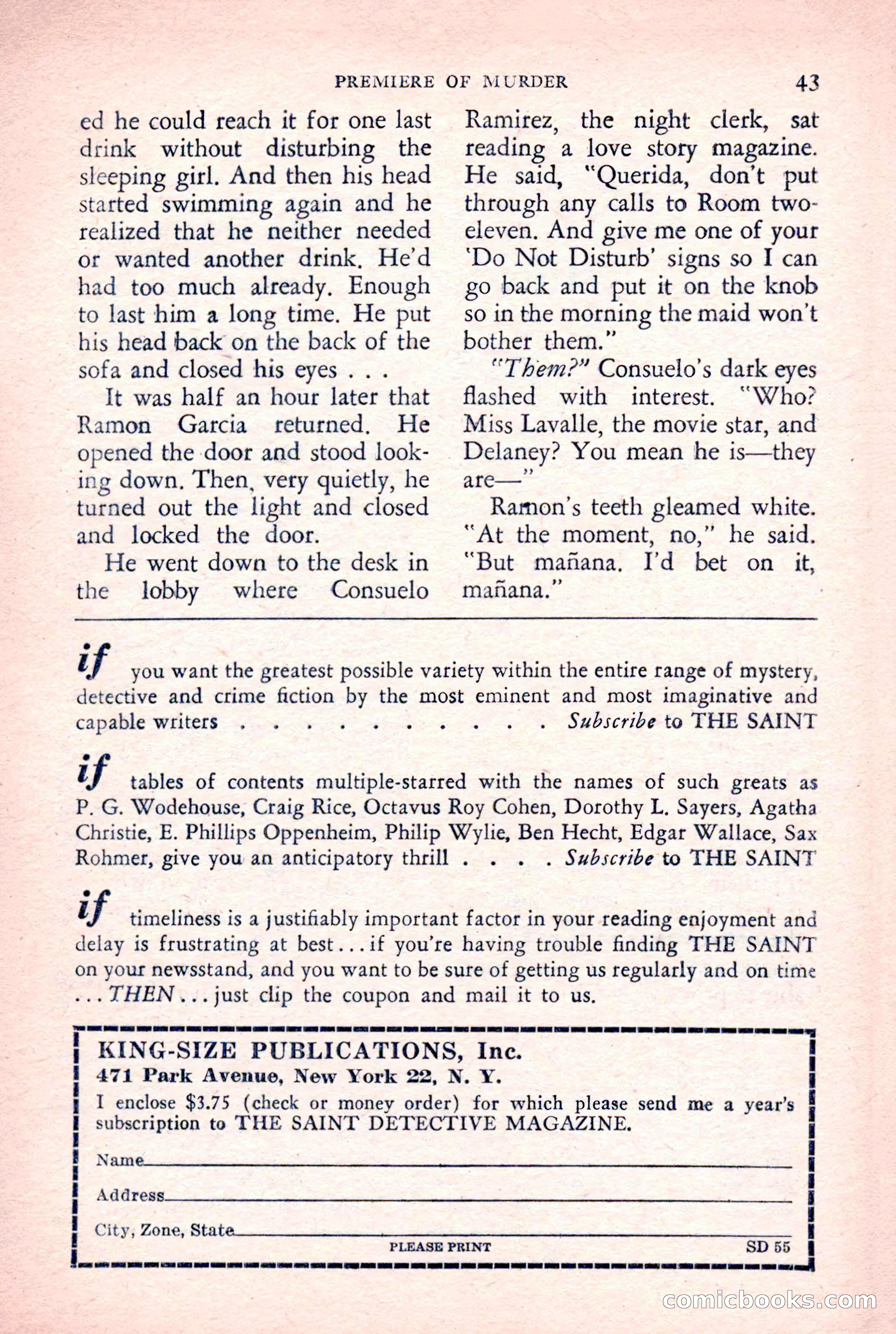 The Saint Detective Magazine — page 45 of 164