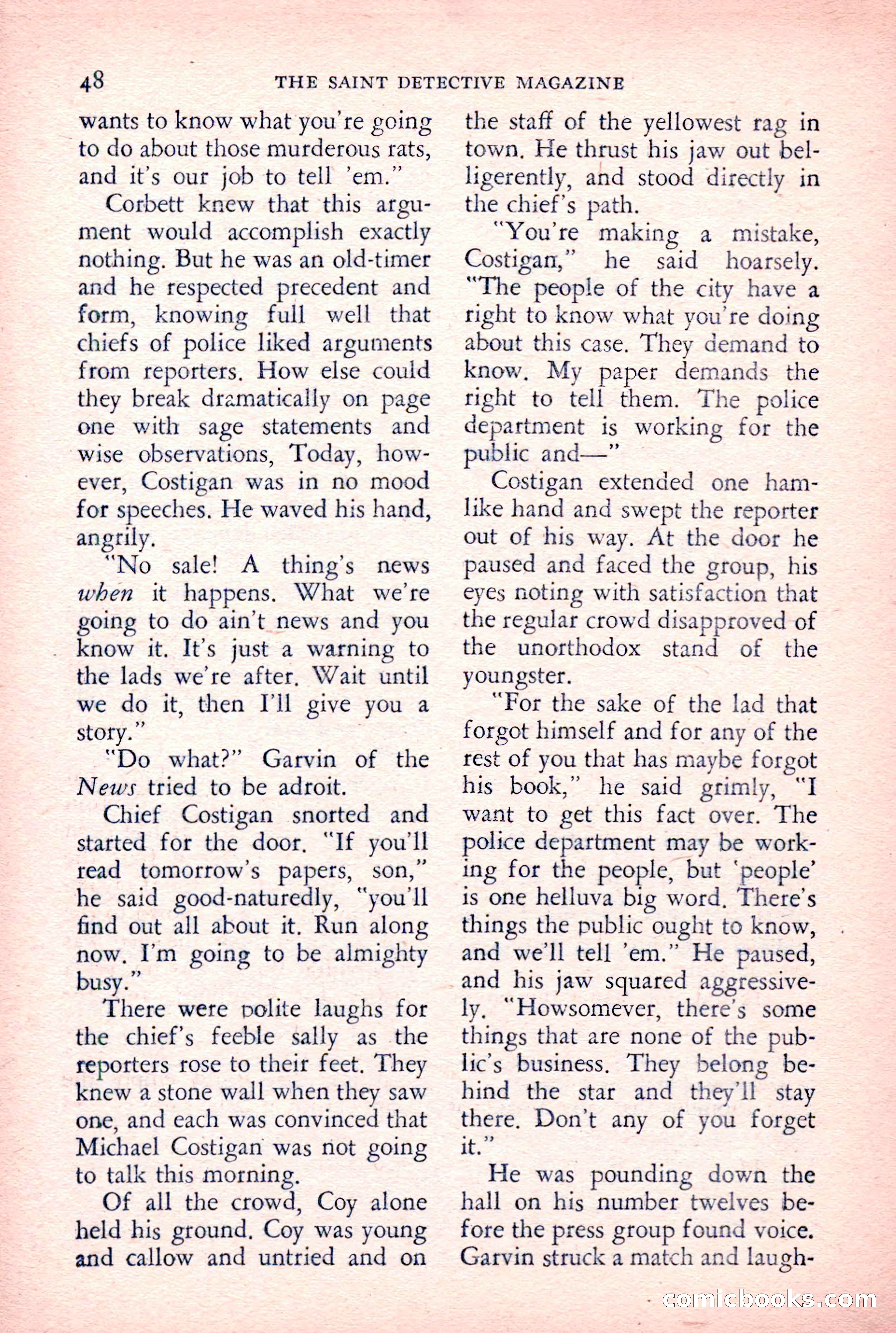 The Saint Detective Magazine — page 50 of 164