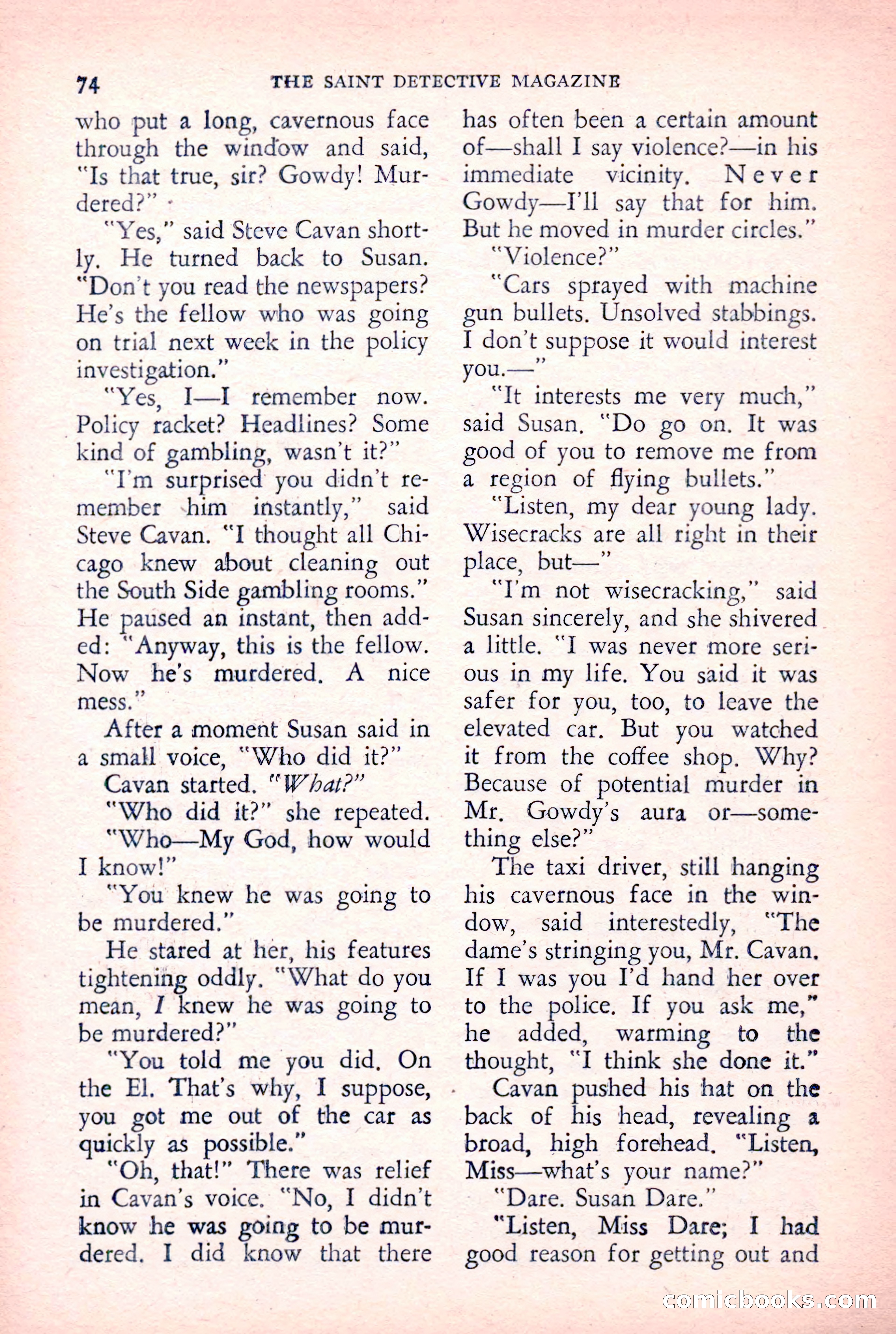 The Saint Detective Magazine — page 76 of 164