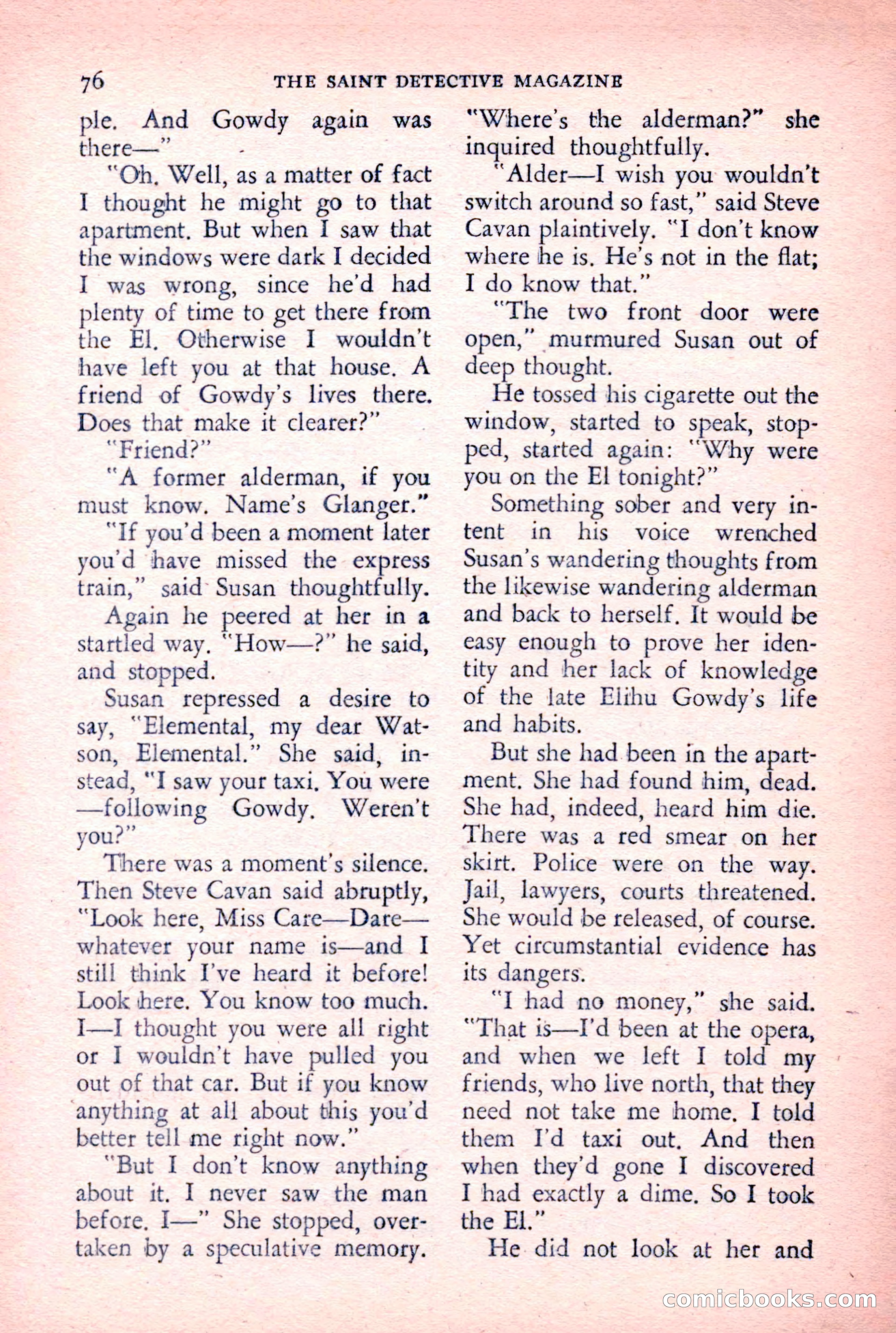 The Saint Detective Magazine — page 78 of 164