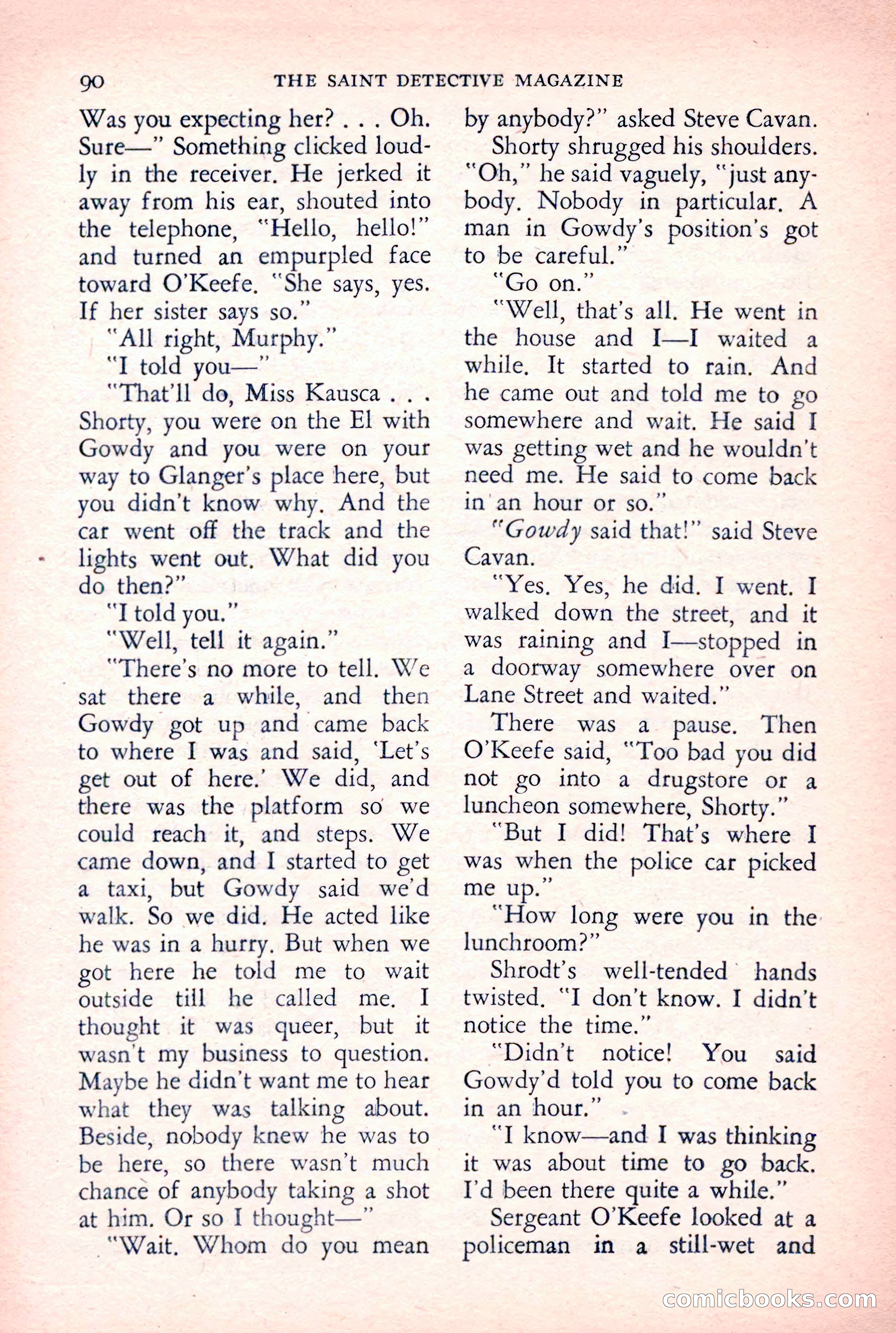 The Saint Detective Magazine — page 92 of 164
