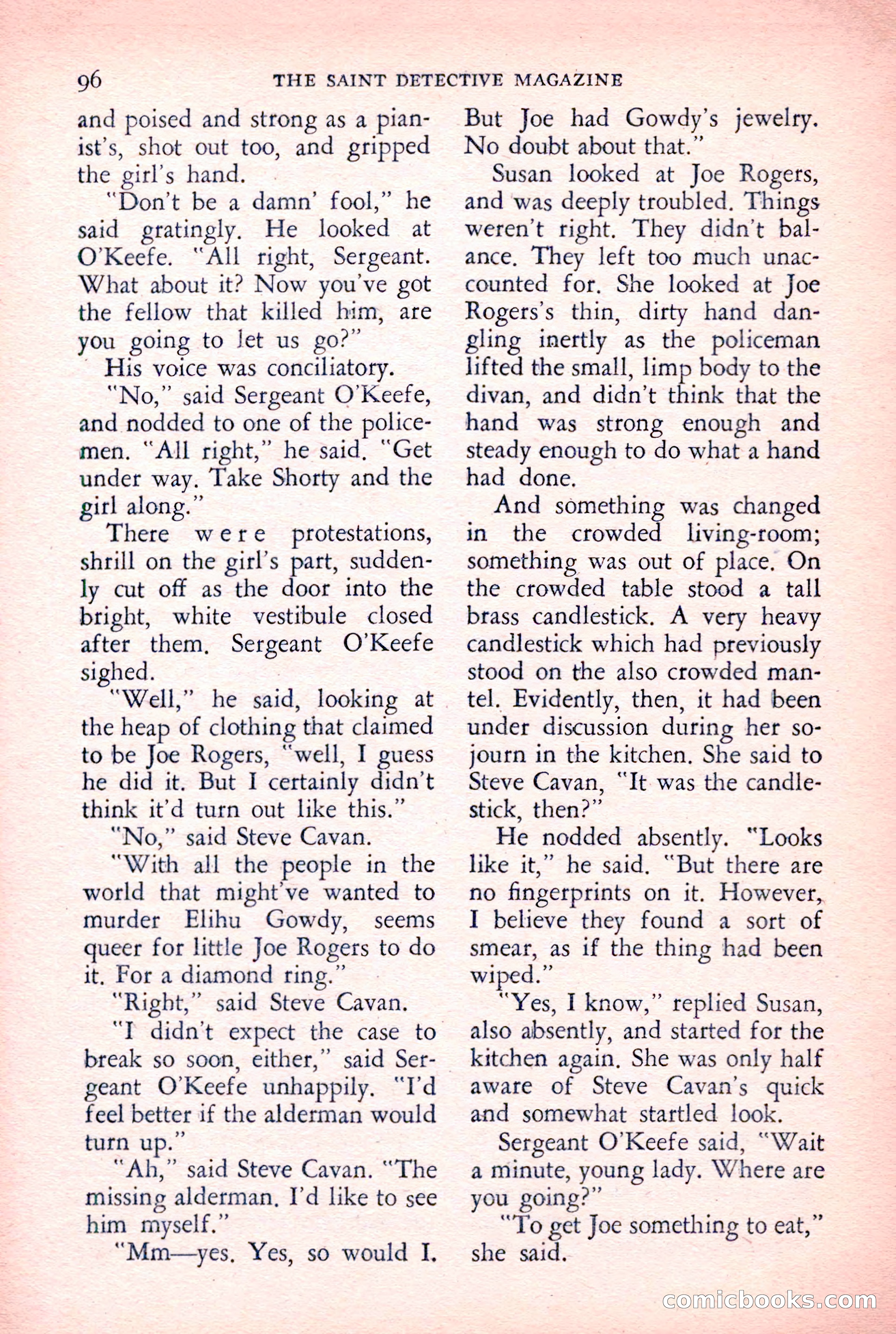 The Saint Detective Magazine — page 98 of 164