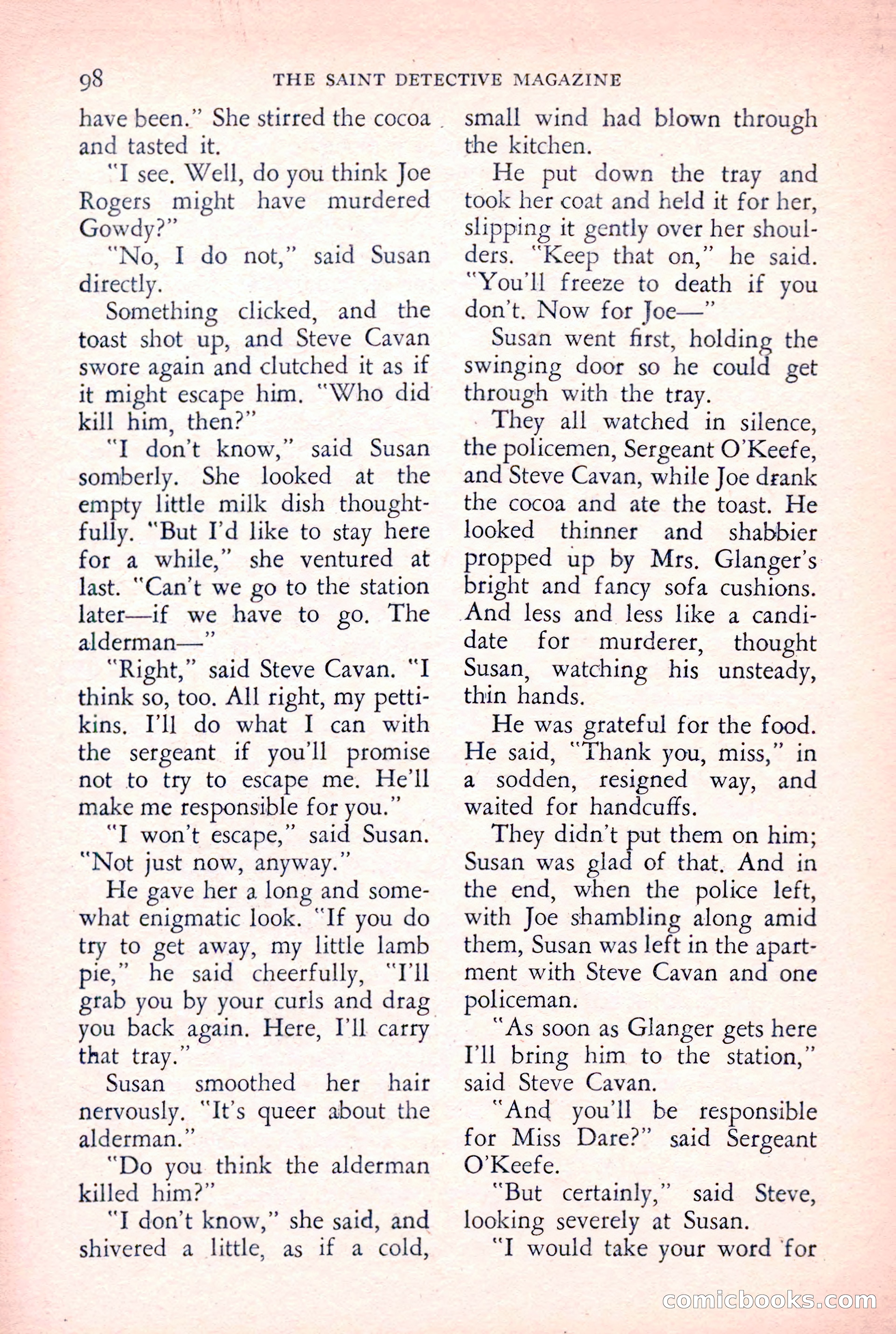 The Saint Detective Magazine — page 100 of 164
