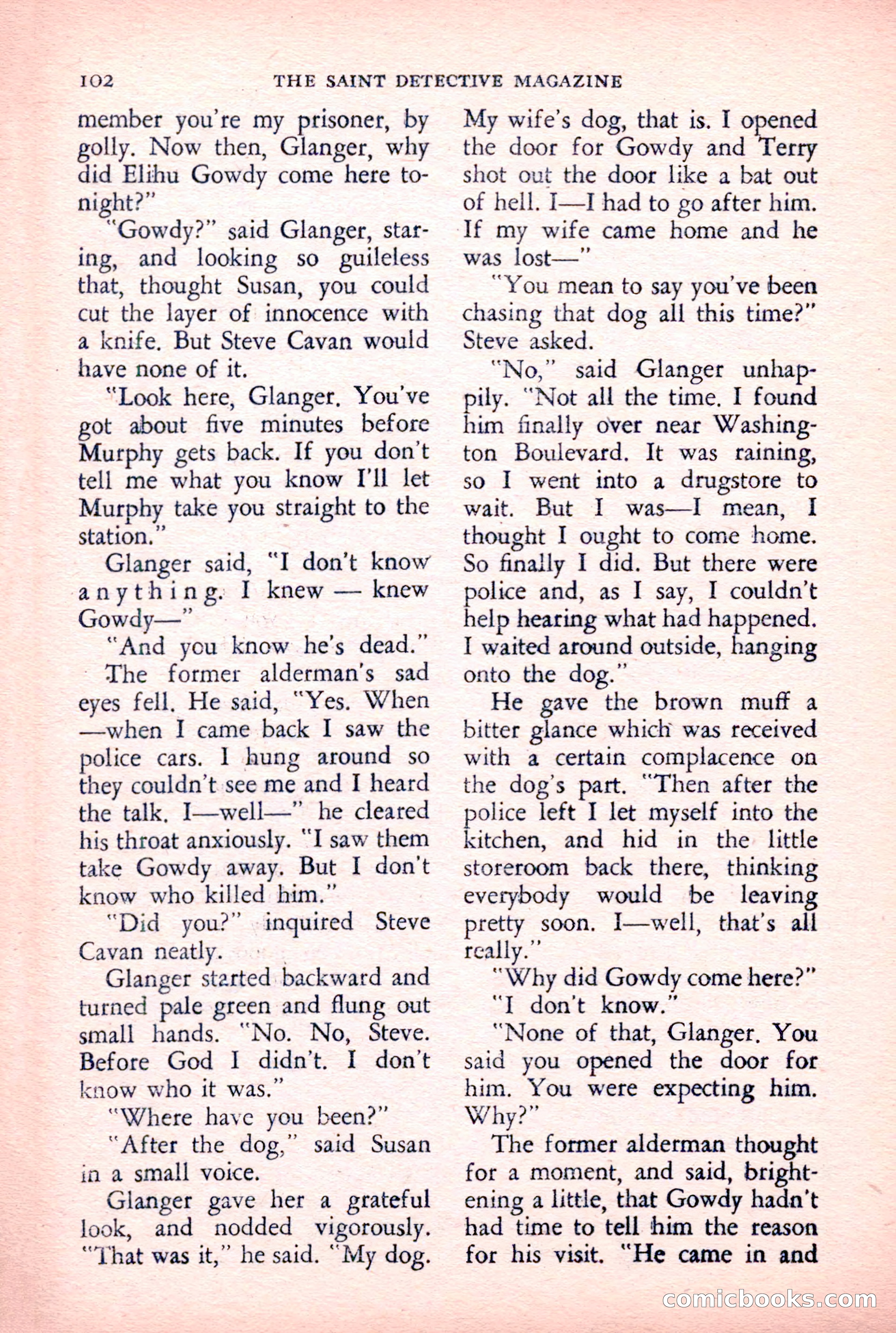 The Saint Detective Magazine — page 104 of 164