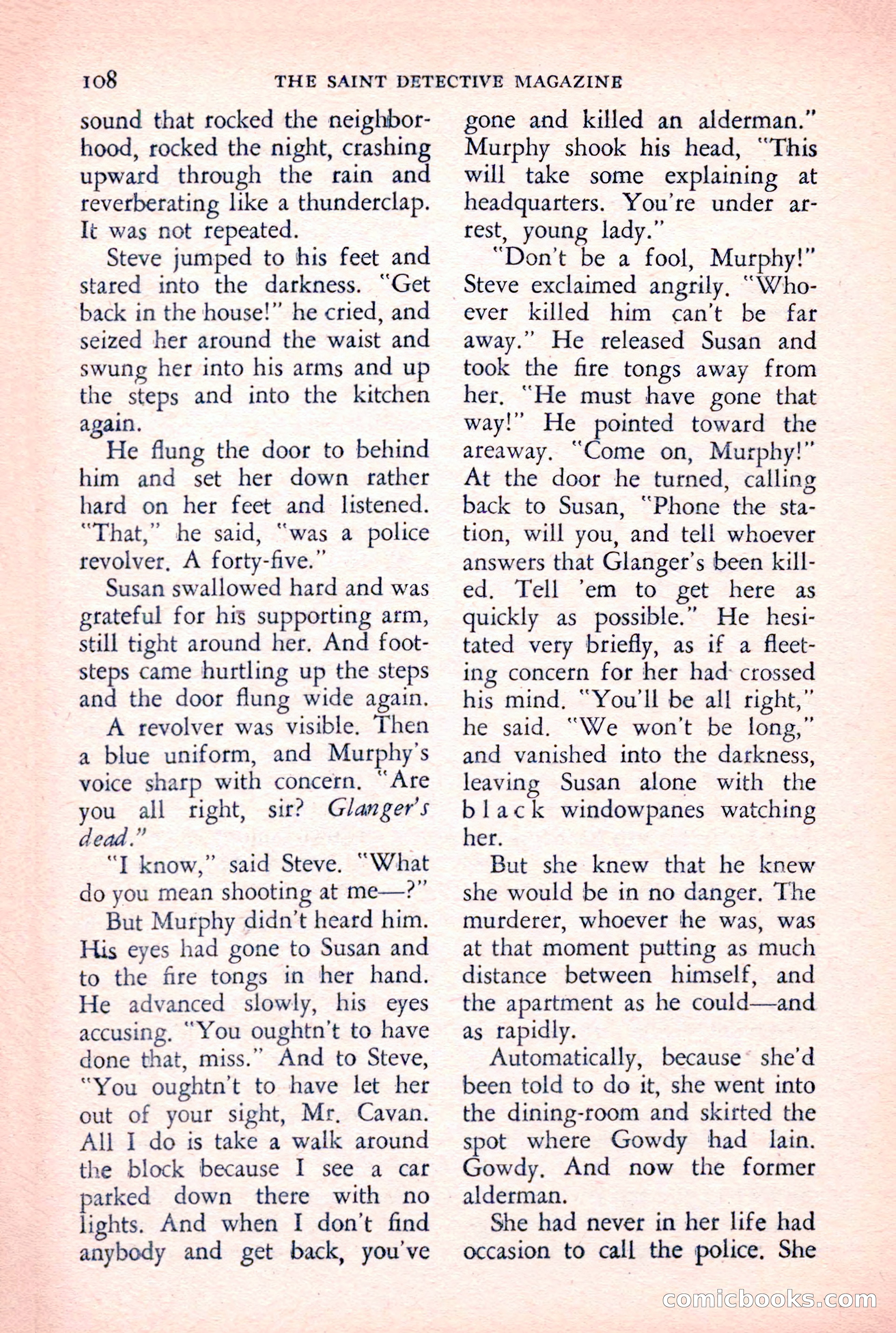 The Saint Detective Magazine — page 110 of 164