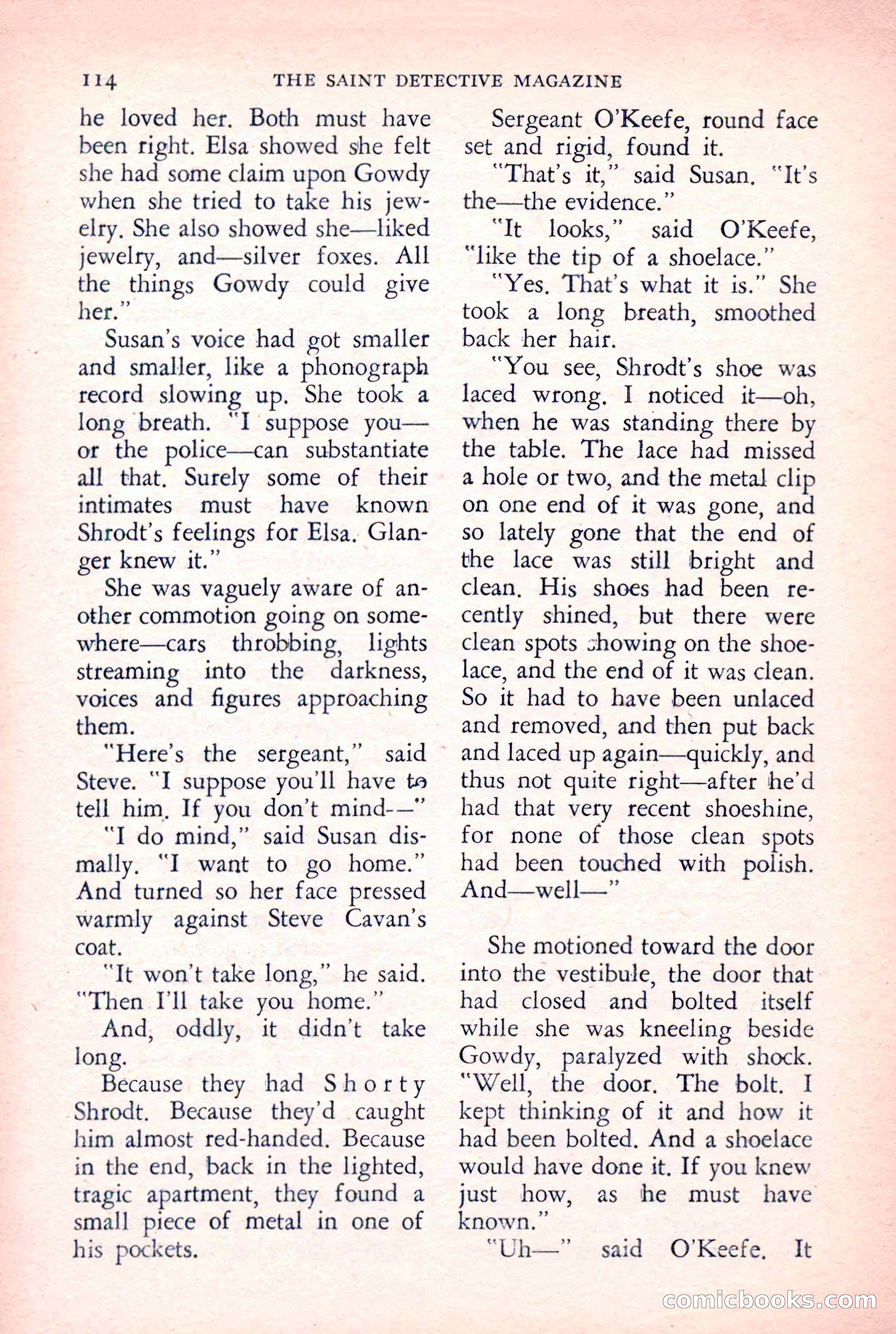 The Saint Detective Magazine — page 116 of 164