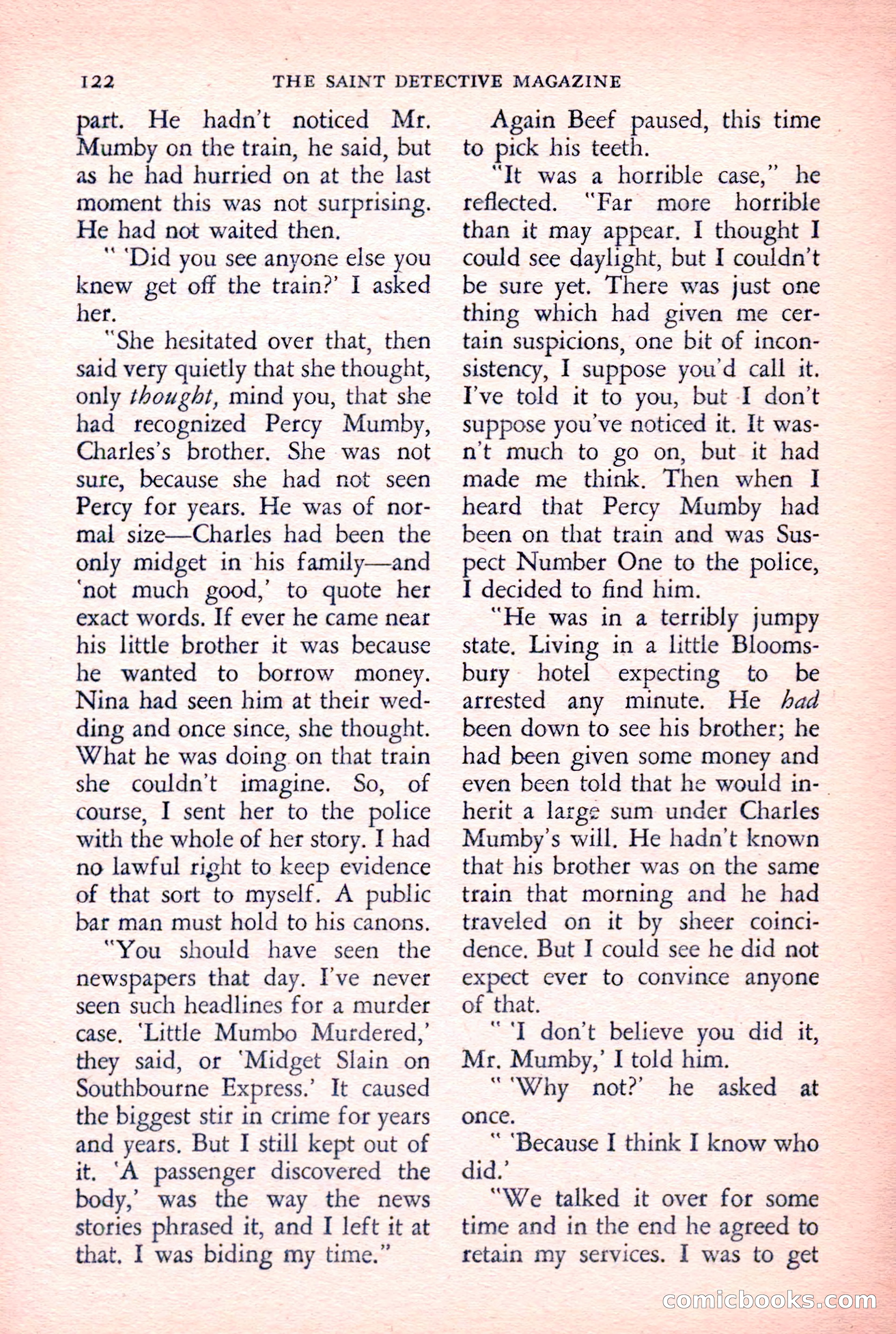 The Saint Detective Magazine — page 124 of 164