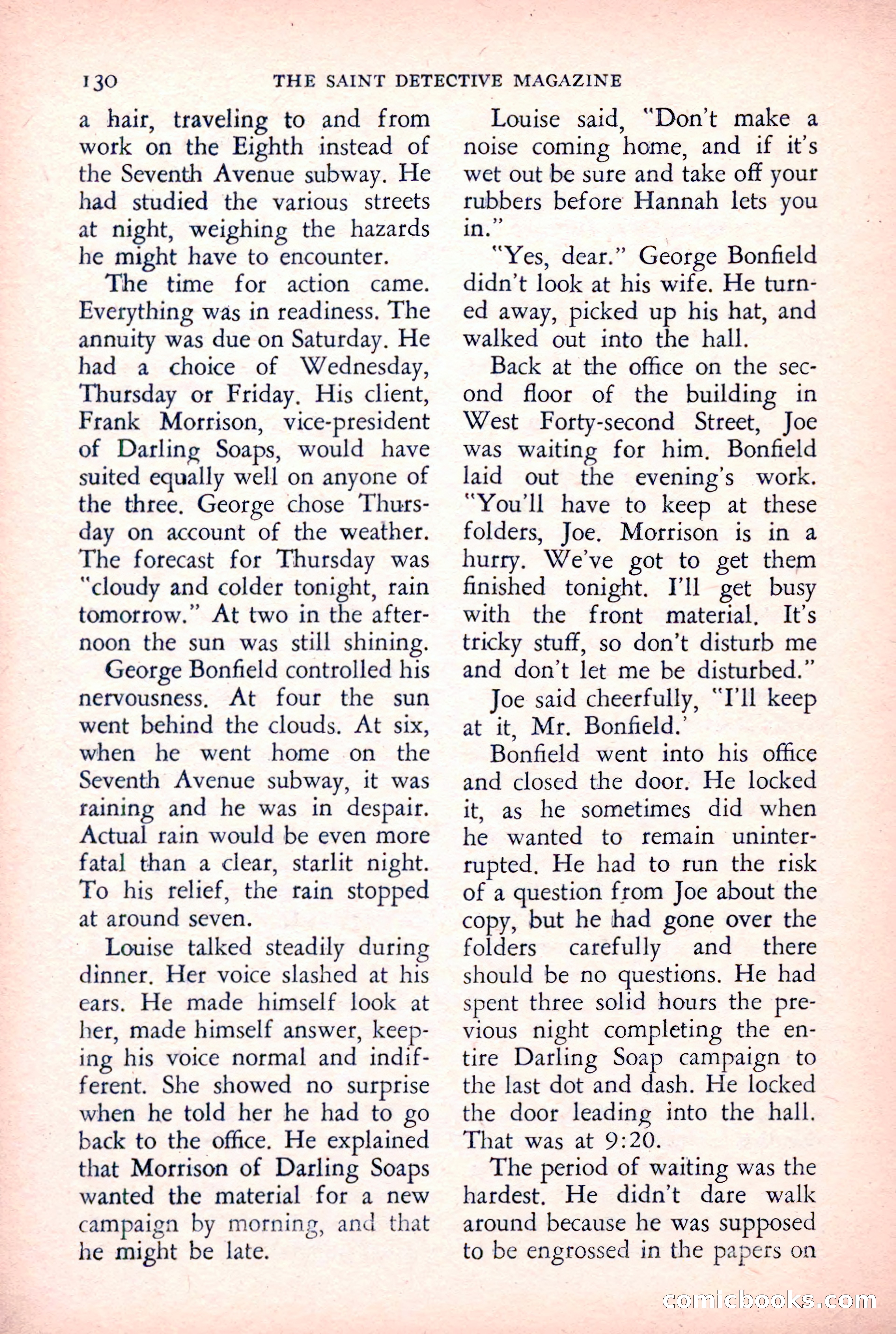 The Saint Detective Magazine — page 132 of 164