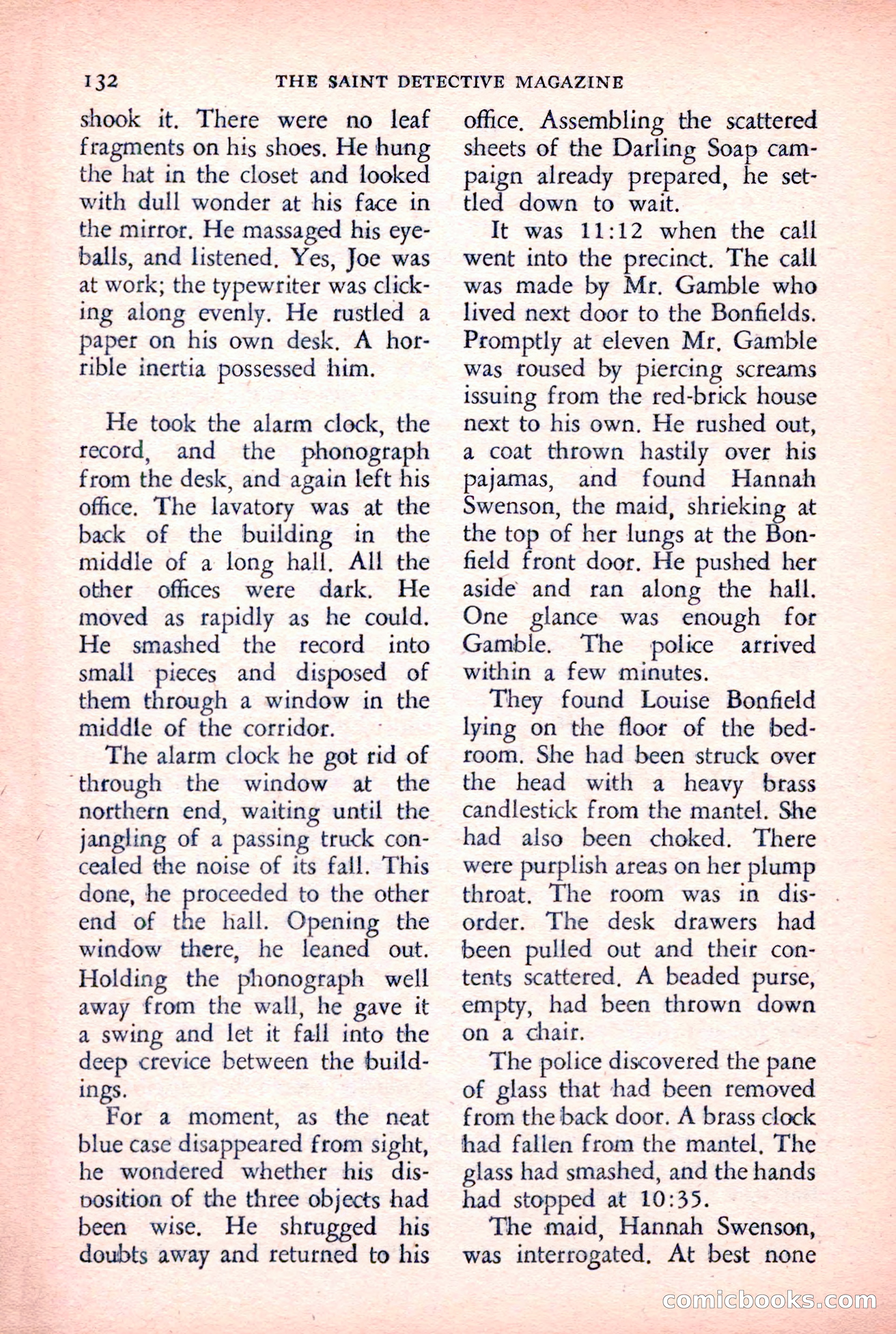 The Saint Detective Magazine — page 134 of 164
