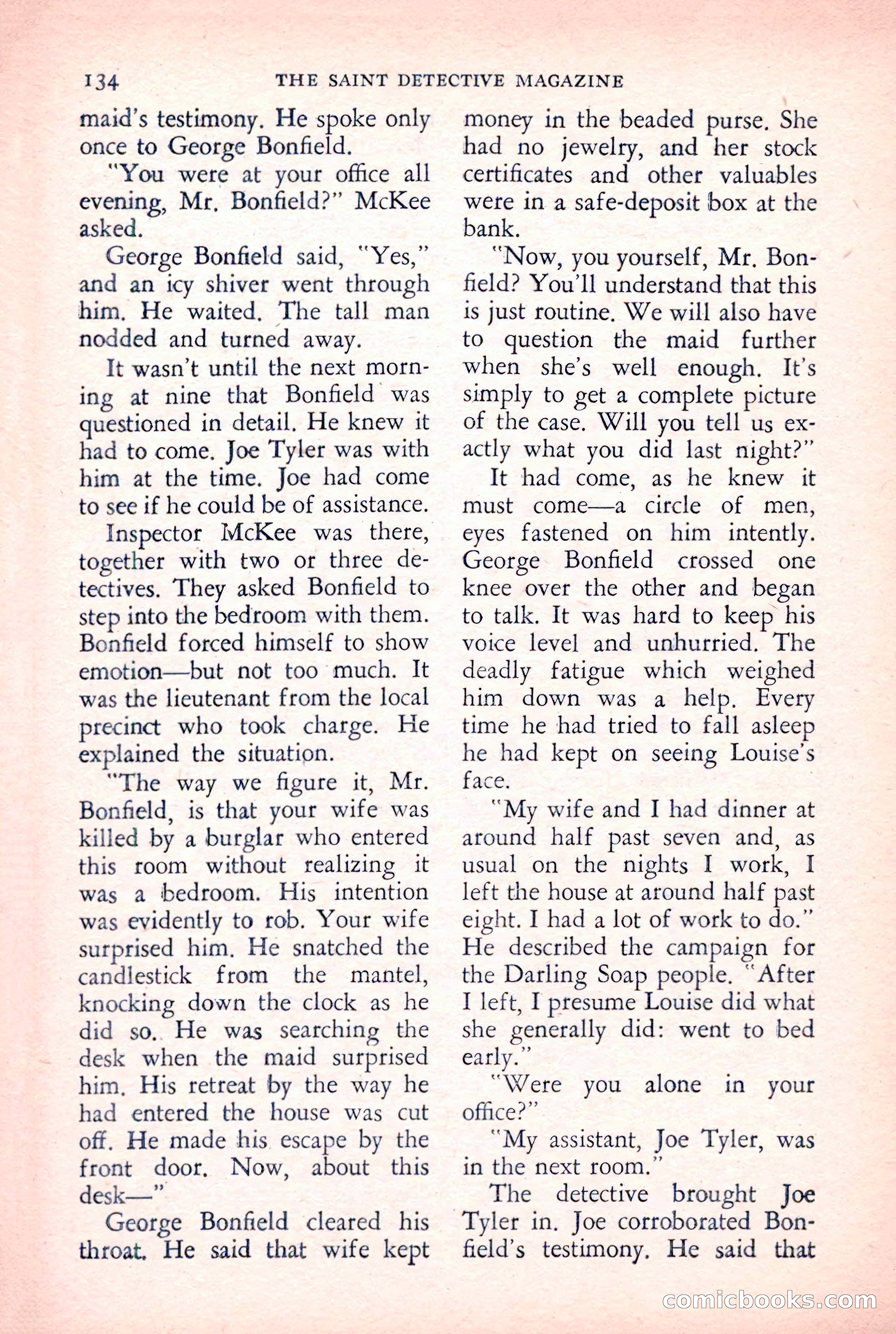 The Saint Detective Magazine — page 136 of 164