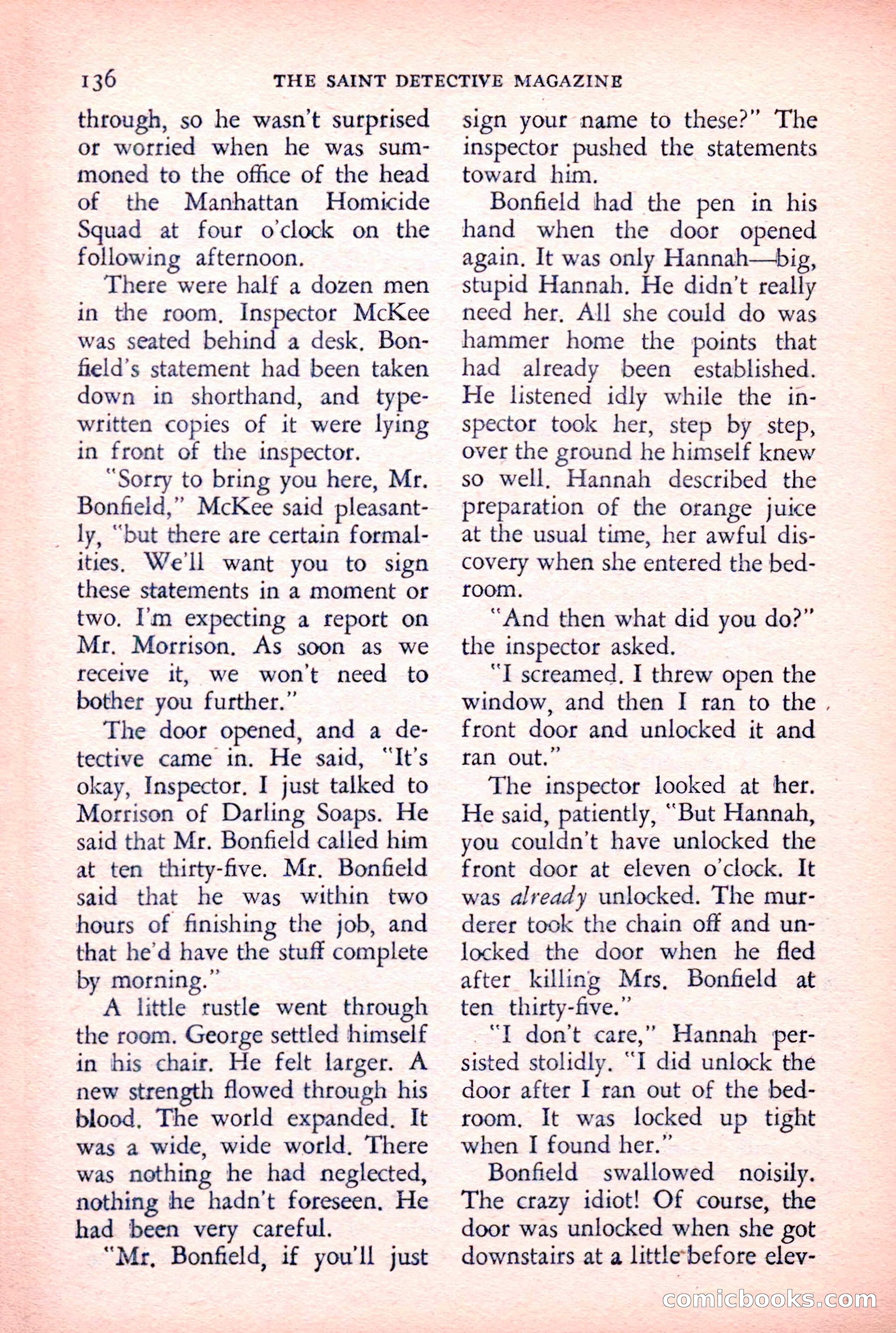 The Saint Detective Magazine — page 138 of 164
