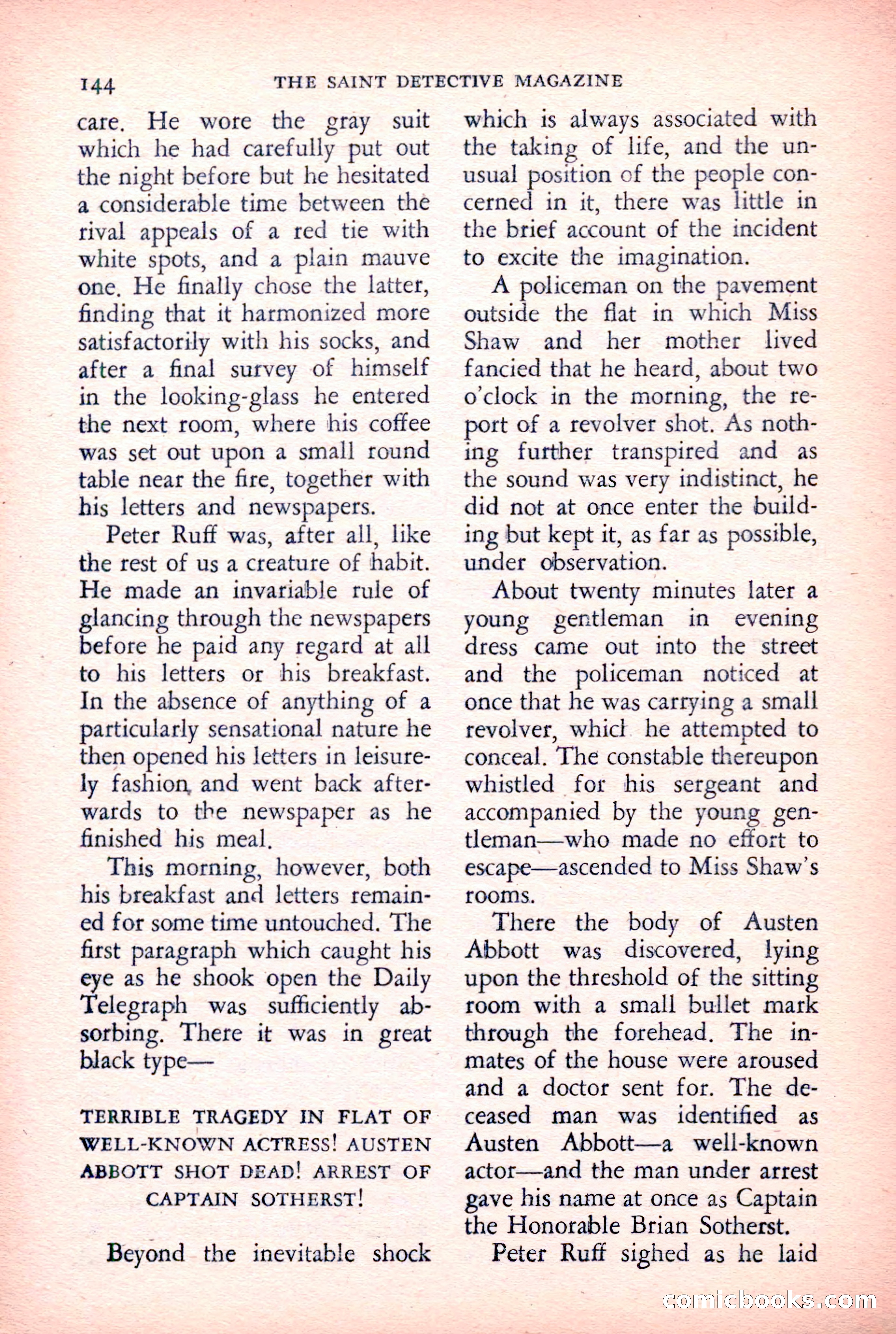 The Saint Detective Magazine — page 146 of 164