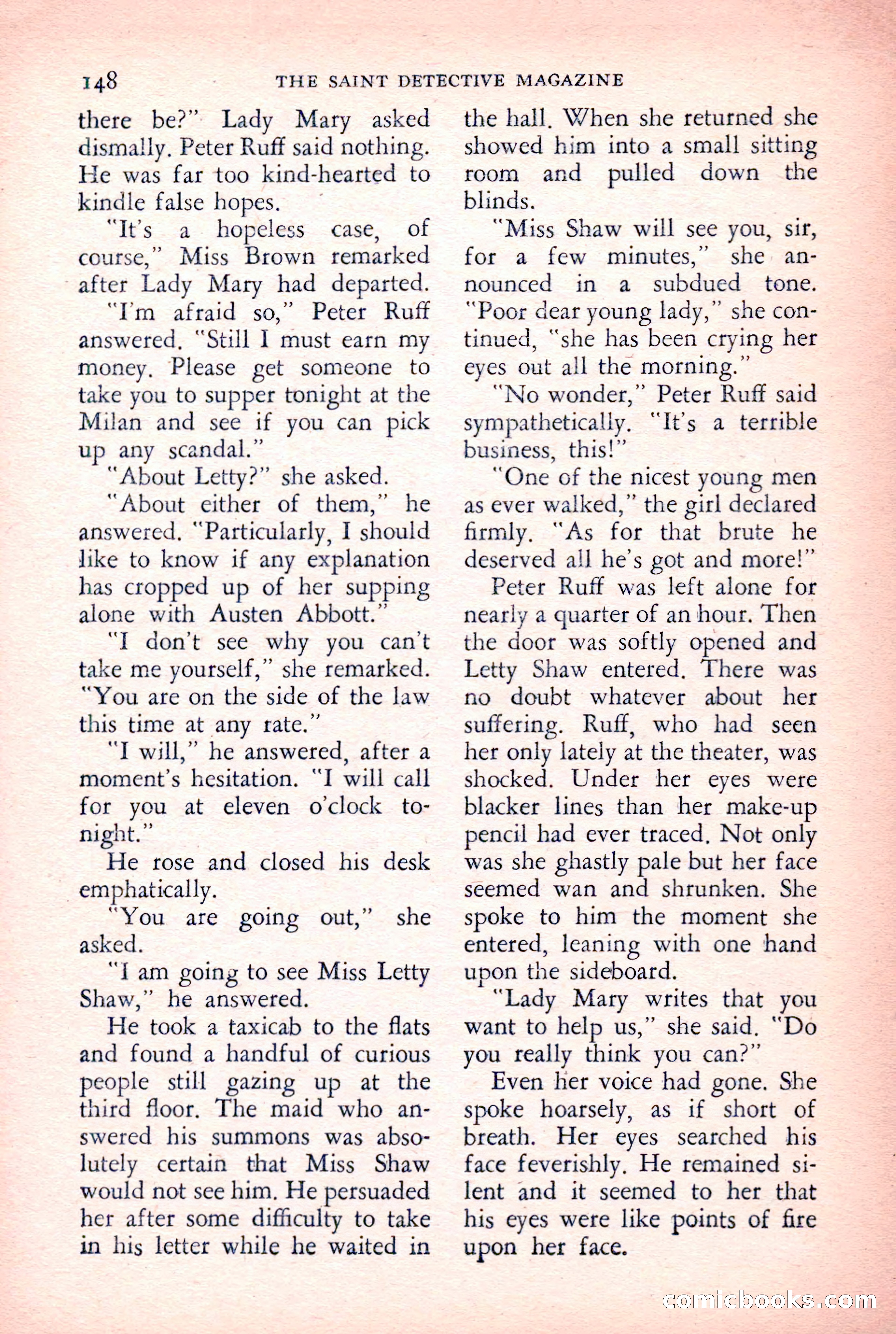 The Saint Detective Magazine — page 150 of 164
