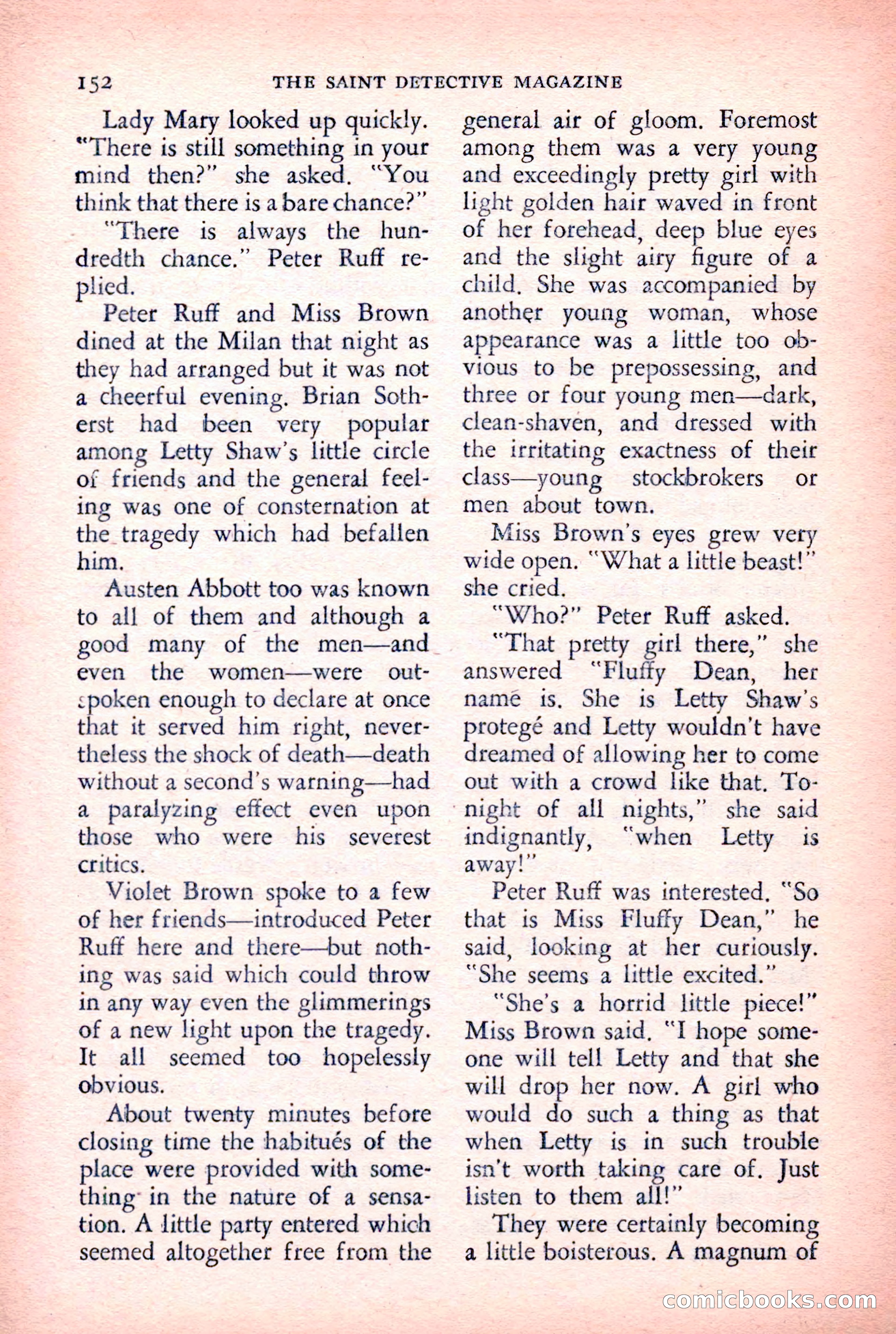 The Saint Detective Magazine — page 154 of 164