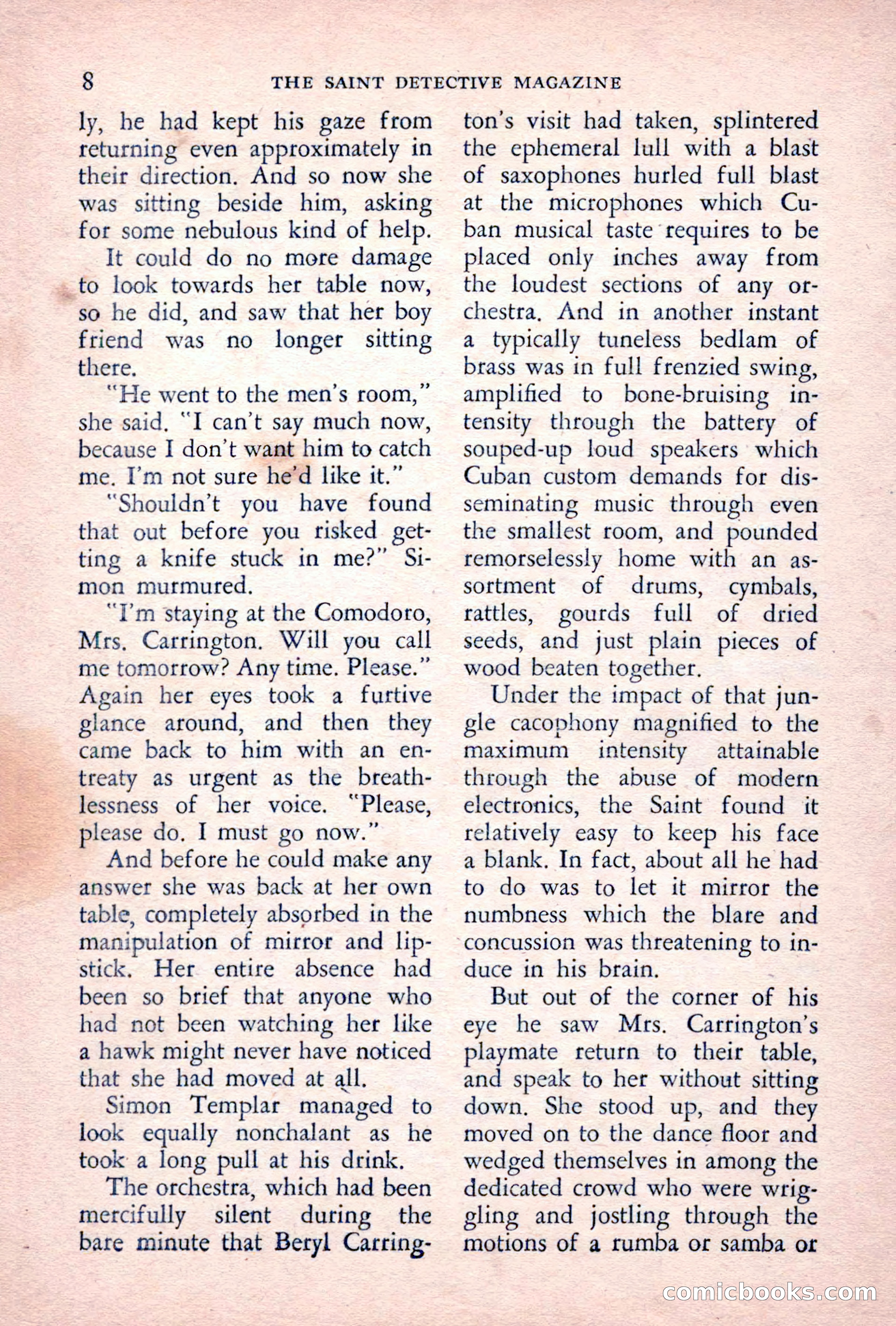 The Saint Detective Magazine, June 1955 — page 10 of 164