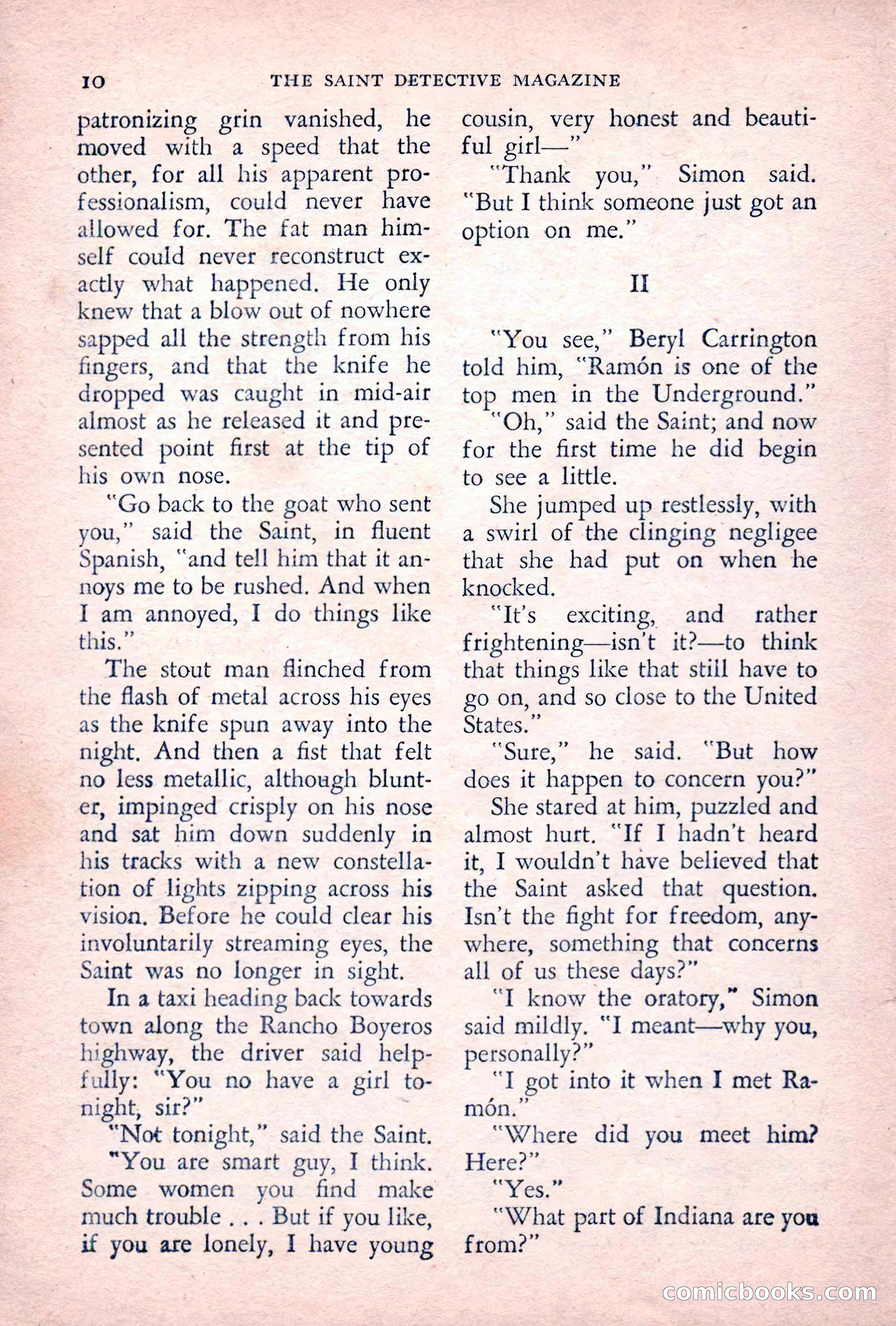 The Saint Detective Magazine, June 1955 — page 12 of 164